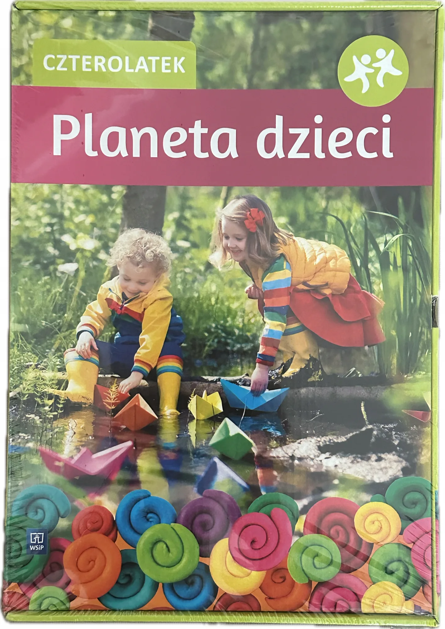 Okładka: Planeta dzieci czterolatek 4-lata pakiet box komplet karty pracy zestaw