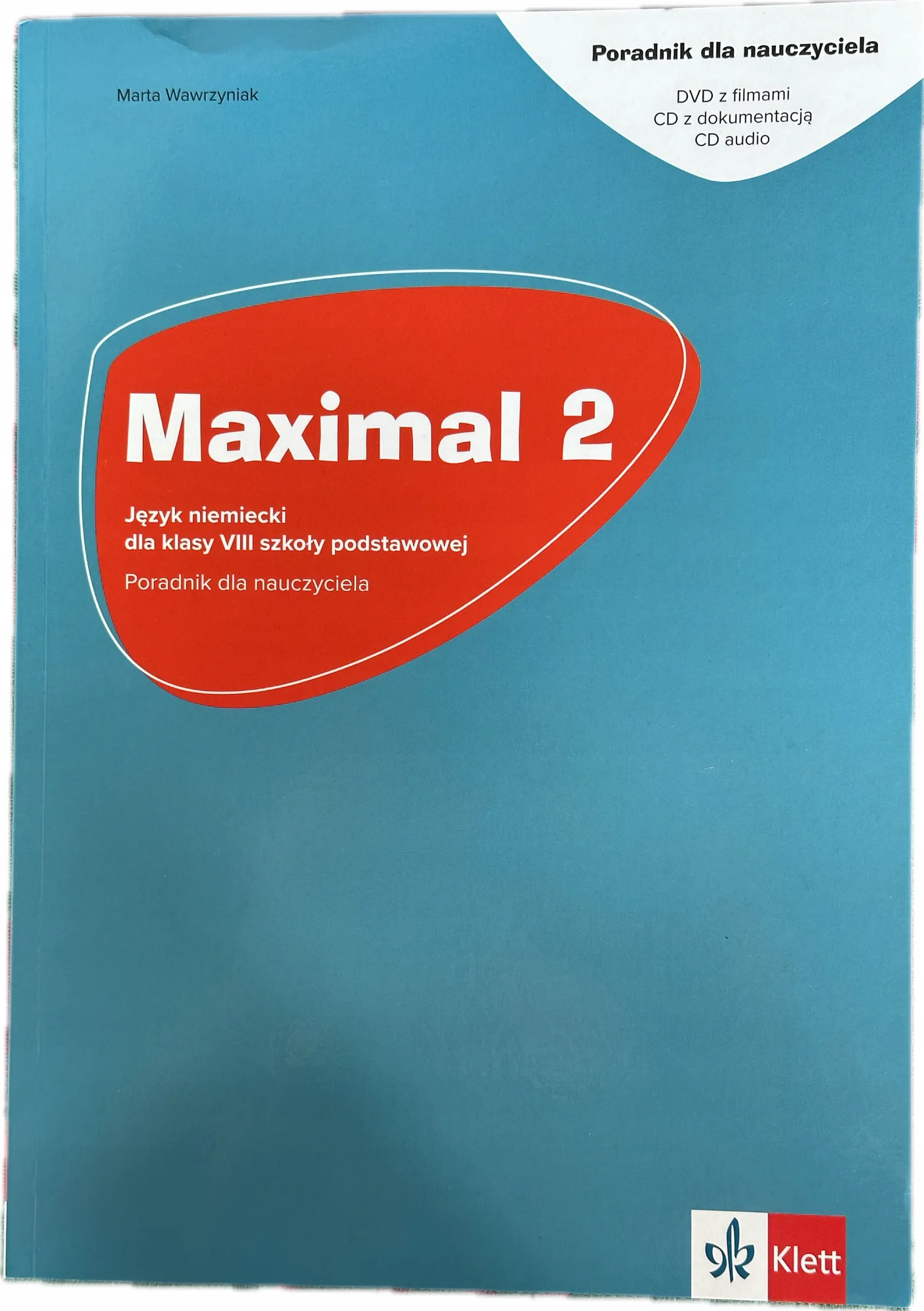 Okładka: MAXIMAL 2 poradnik metodyczny ksiązka nauczyciela klasa 8