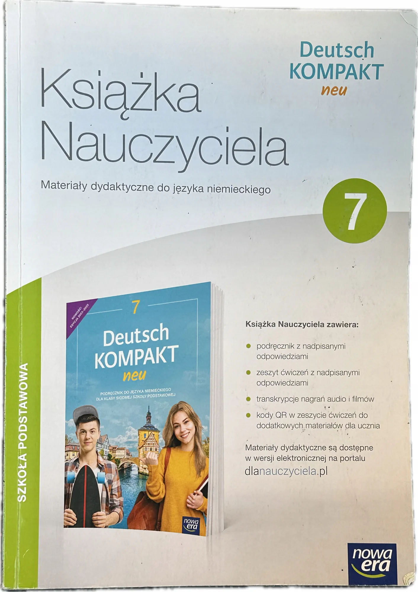 Okładka: Deutsch kompakt neu klasa 7 książka nauczyciela NOWA ERA