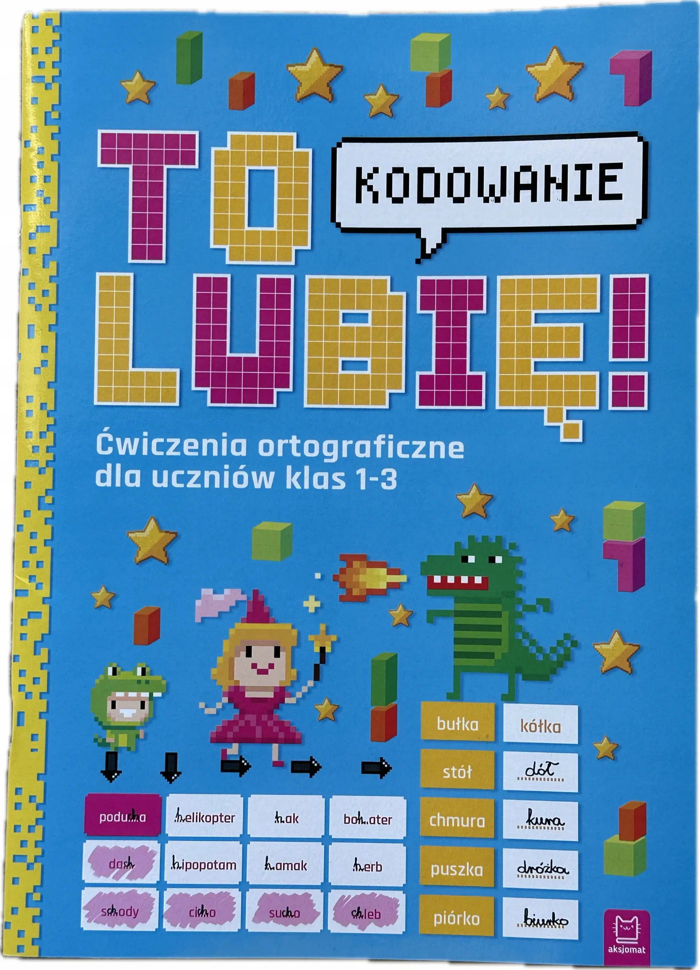 Okładka: Kodowanie język polski ćwiczenia ortograficzne zadania klasa 1 2 3 A4