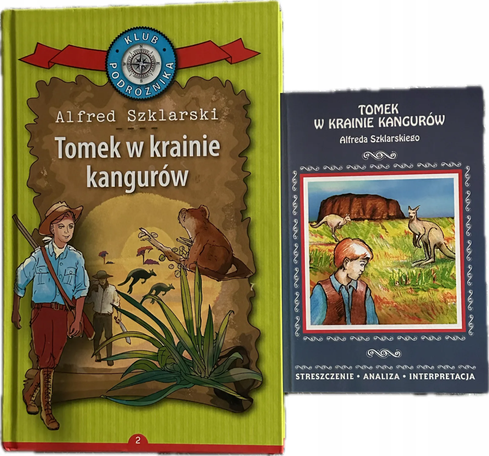 Okładka: ALFRED SZKLARSKI - TOMEK W KRAINIE KANGURÓW lektura + opracowanie ściąga