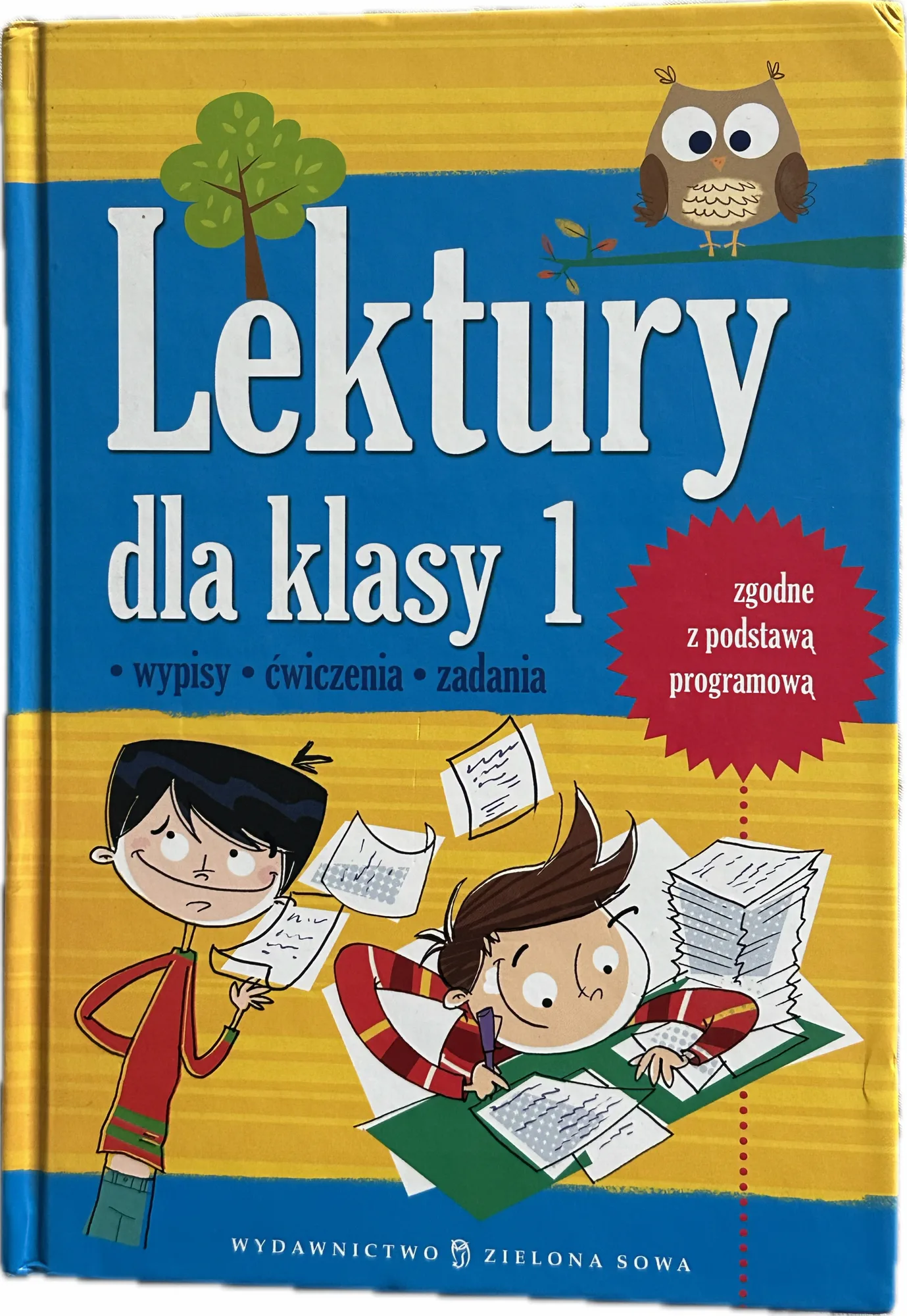 Okładka: lektury klasa 1 zadania ćwiczenia pytania karty pracy z lektur outlet