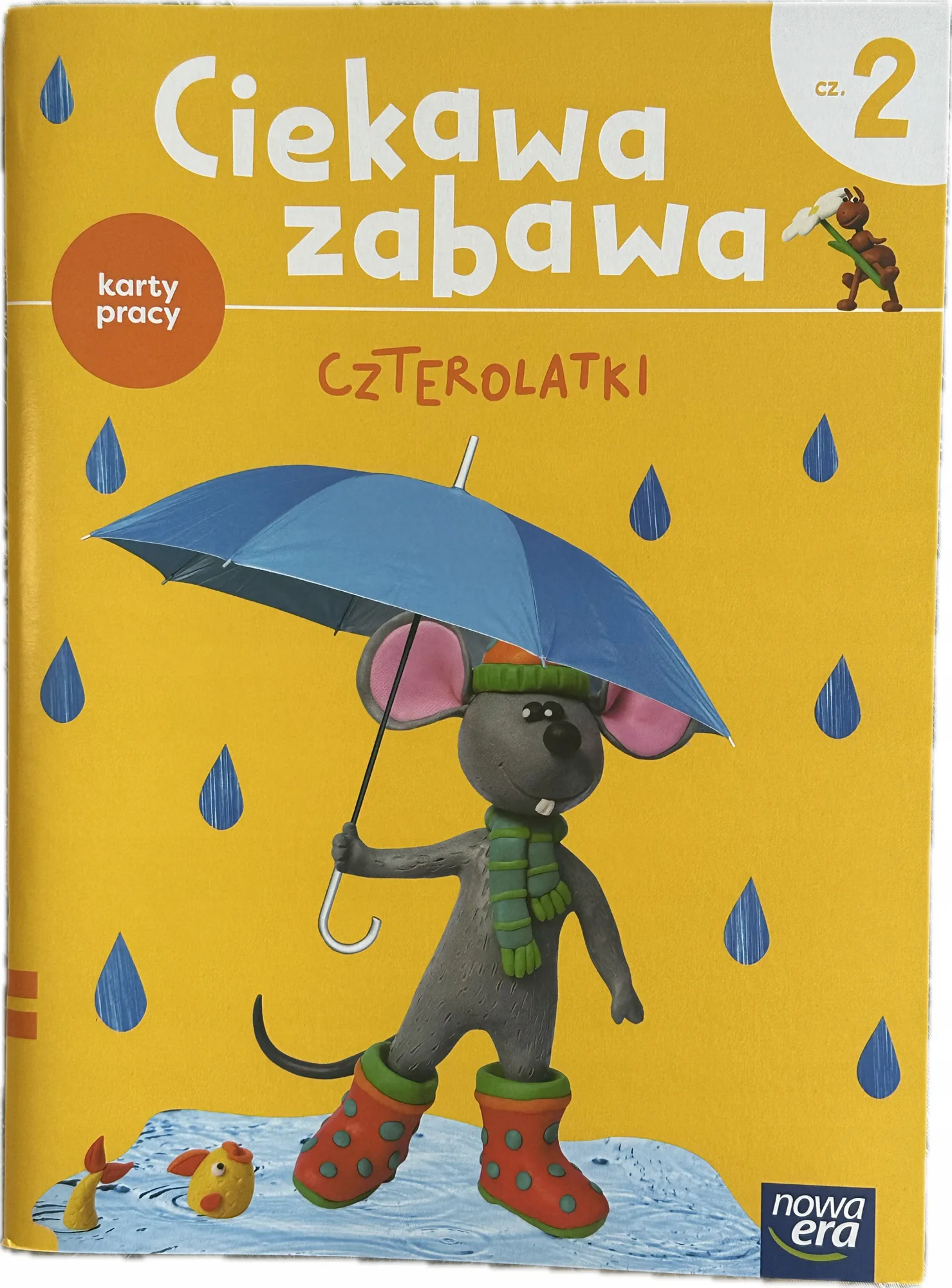 Okładka: Ciekawa zabawa karty pracy 4 LATA czterolatki część 2 NOWA ERA