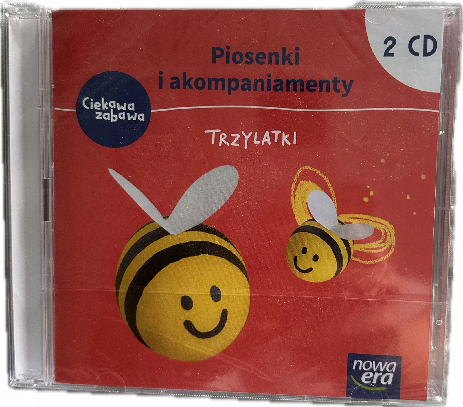 Okładka: Ciekawa zabawa trzylatki 3 latki 2 płyty cd Piosenki i akompaniamenty