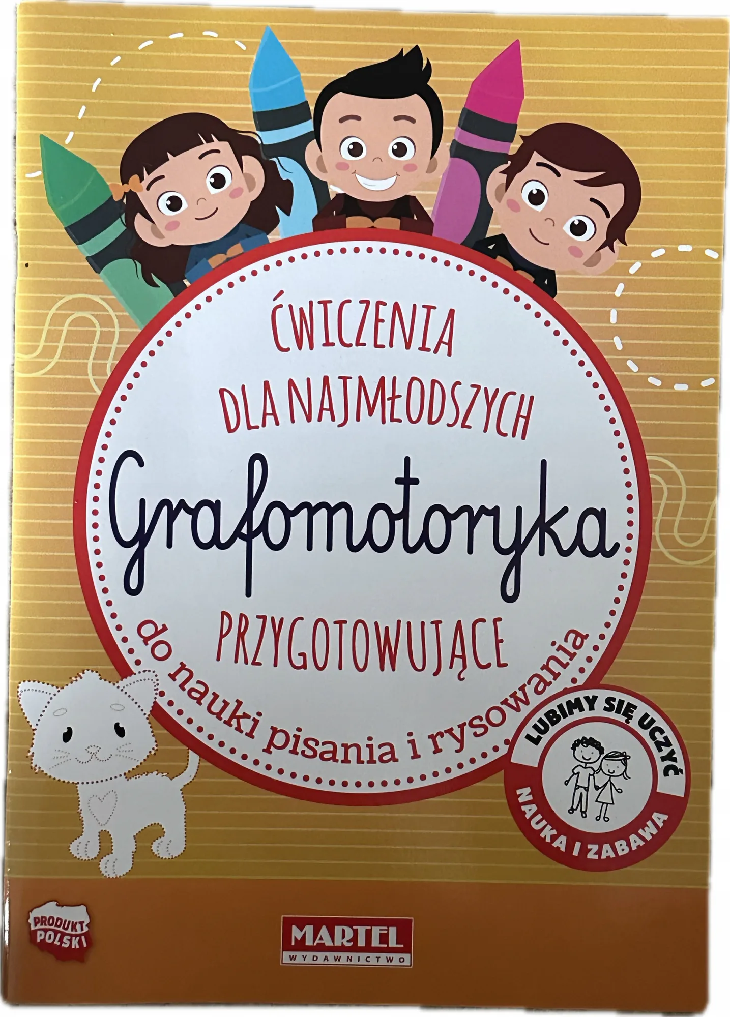 Okładka: grafomotoryka nauka pisania po śladzie ĆWICZENIA DLA najmłodszych