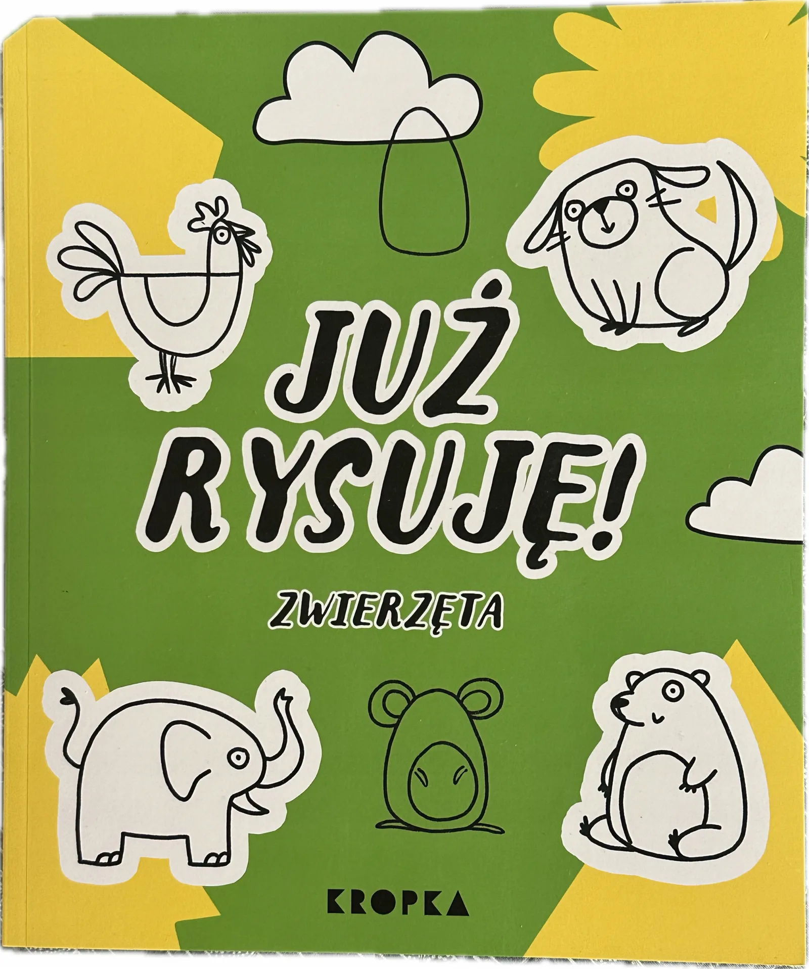 Okładka: Nauka rysowania rysunku kurs dla dzieci zwierzęta Już rysuję