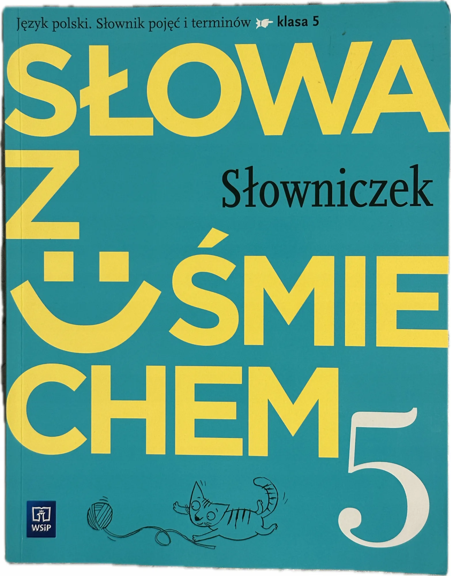 Okładka: Słowa z uśmiechem słowniczek ucznia język polski ortografia klasa 5 WSIP