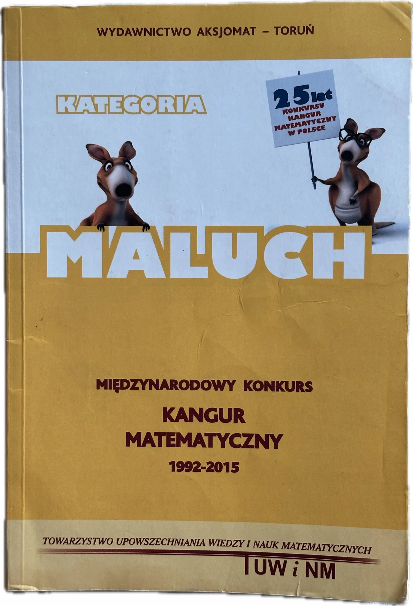 Okładka: MATEMATYKA konkursy matematyczne kangur MALUCH