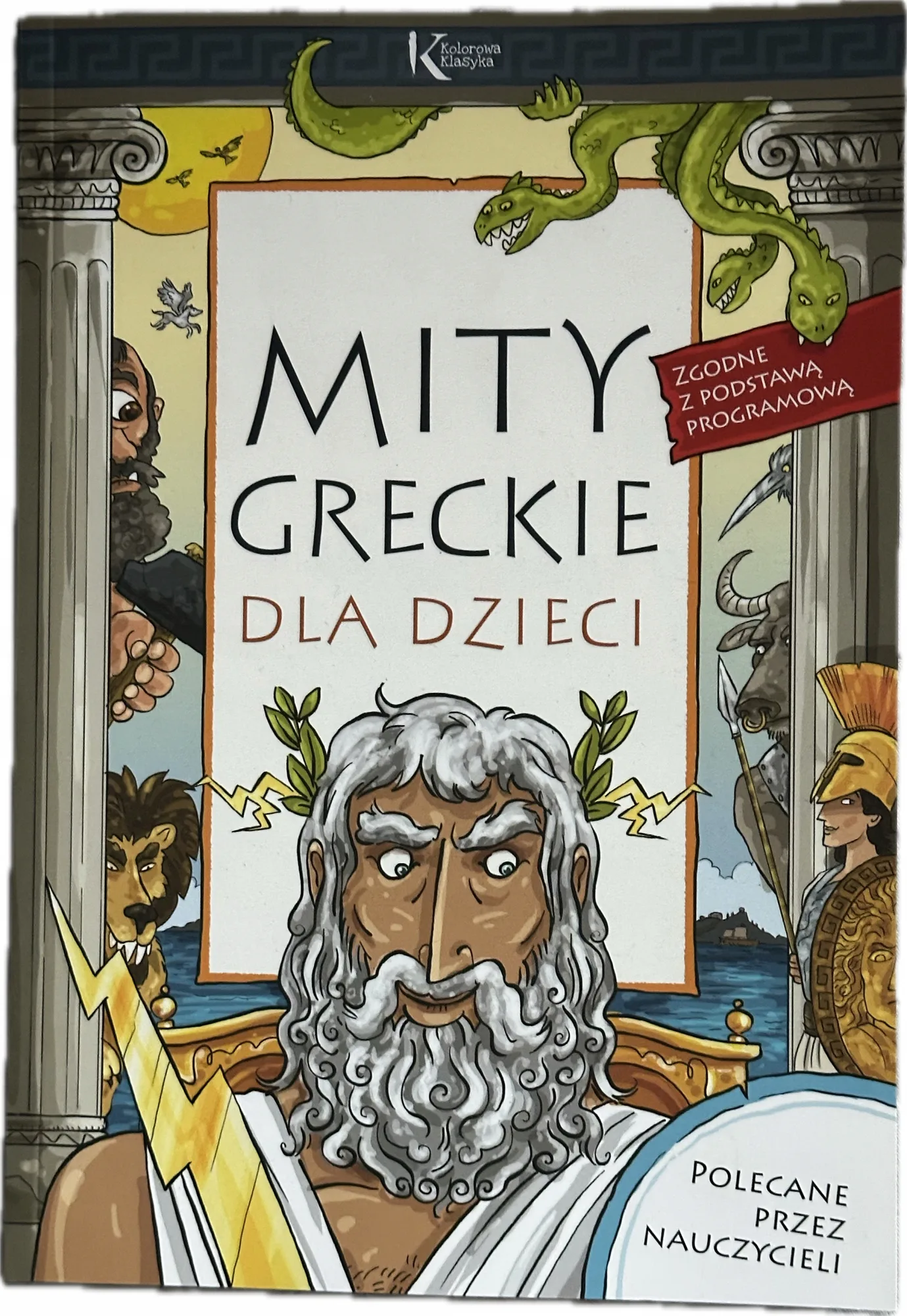 Okładka: Mity greckie dla dzieci lektura postacie mityczne
