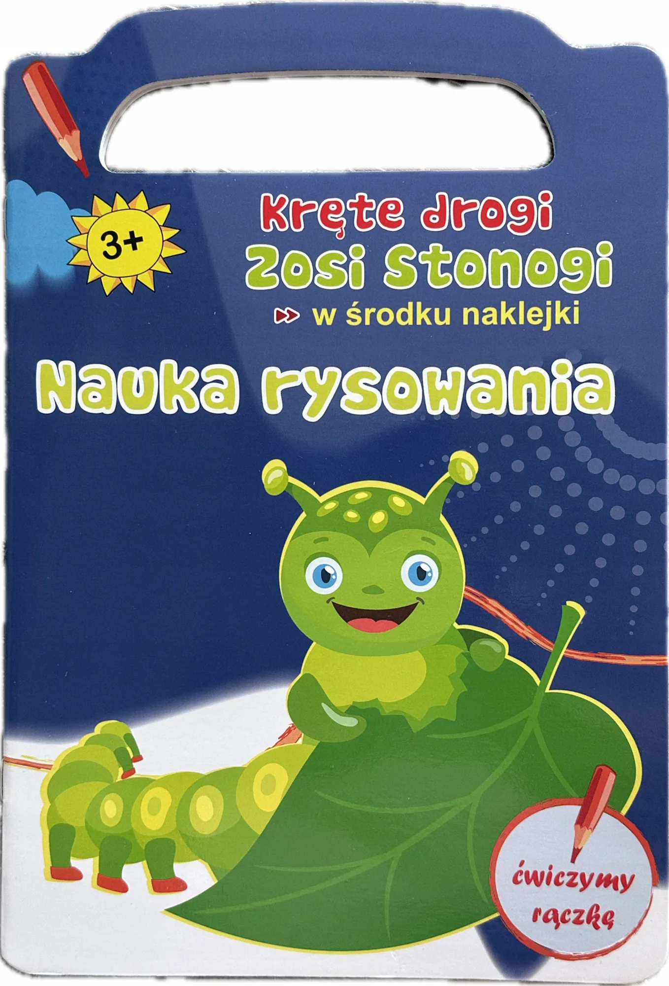 Okładka: Nauka rysowania rysunku kurs dla dzieci MALUCHÓW naklejki 3 4 latka 3+