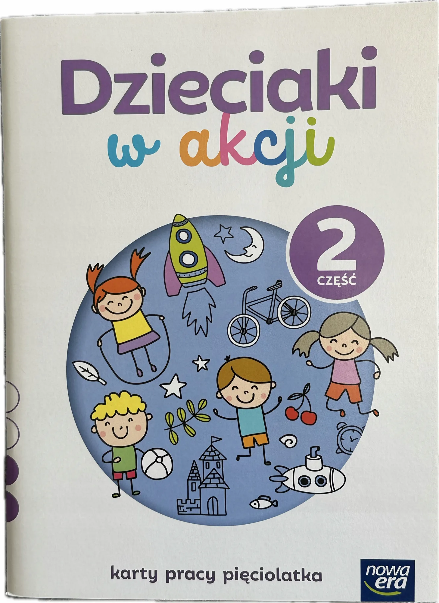 Okładka: Dzieciaki w akcji 5-latek pięciolatek karty pracy część 2
