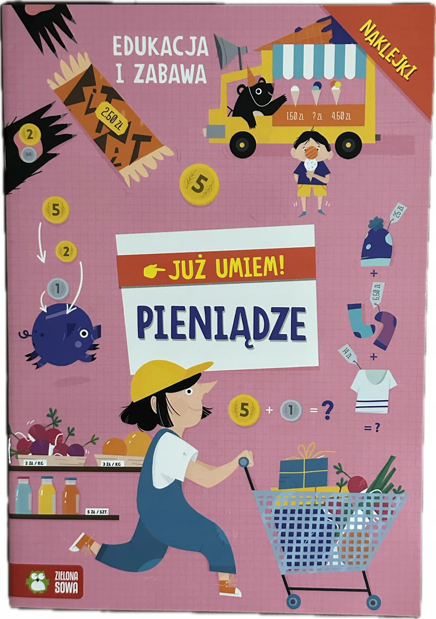 Okładka: JUŻ UMIEM Pieniadze BILON BANKNOTY nauka płacenia karty pracy ćwiczenia