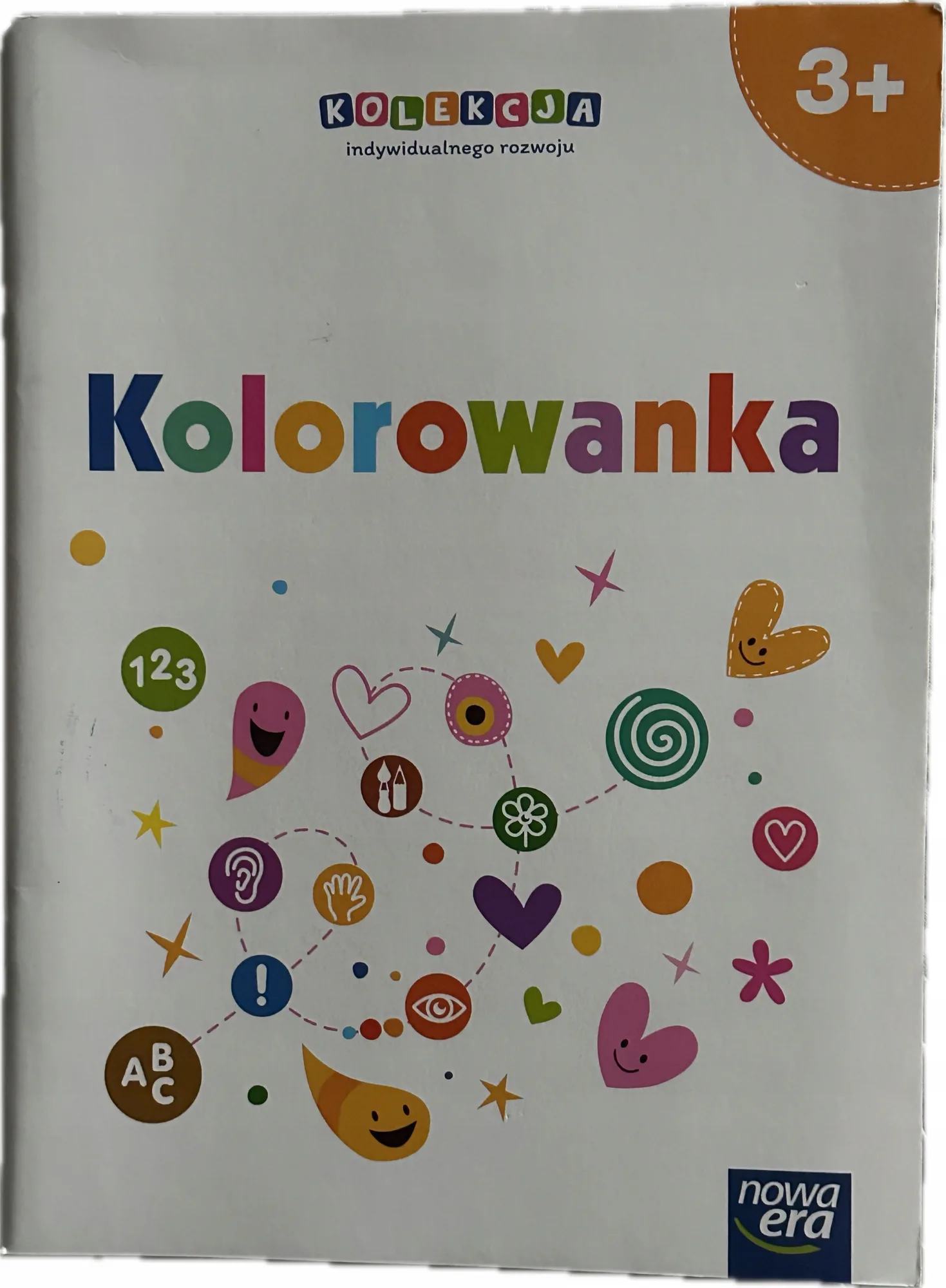 Okładka: kolorowanka 3 LATKA 3+ A4 NOWA ERA kolorowanki dla maluchów trzylatek