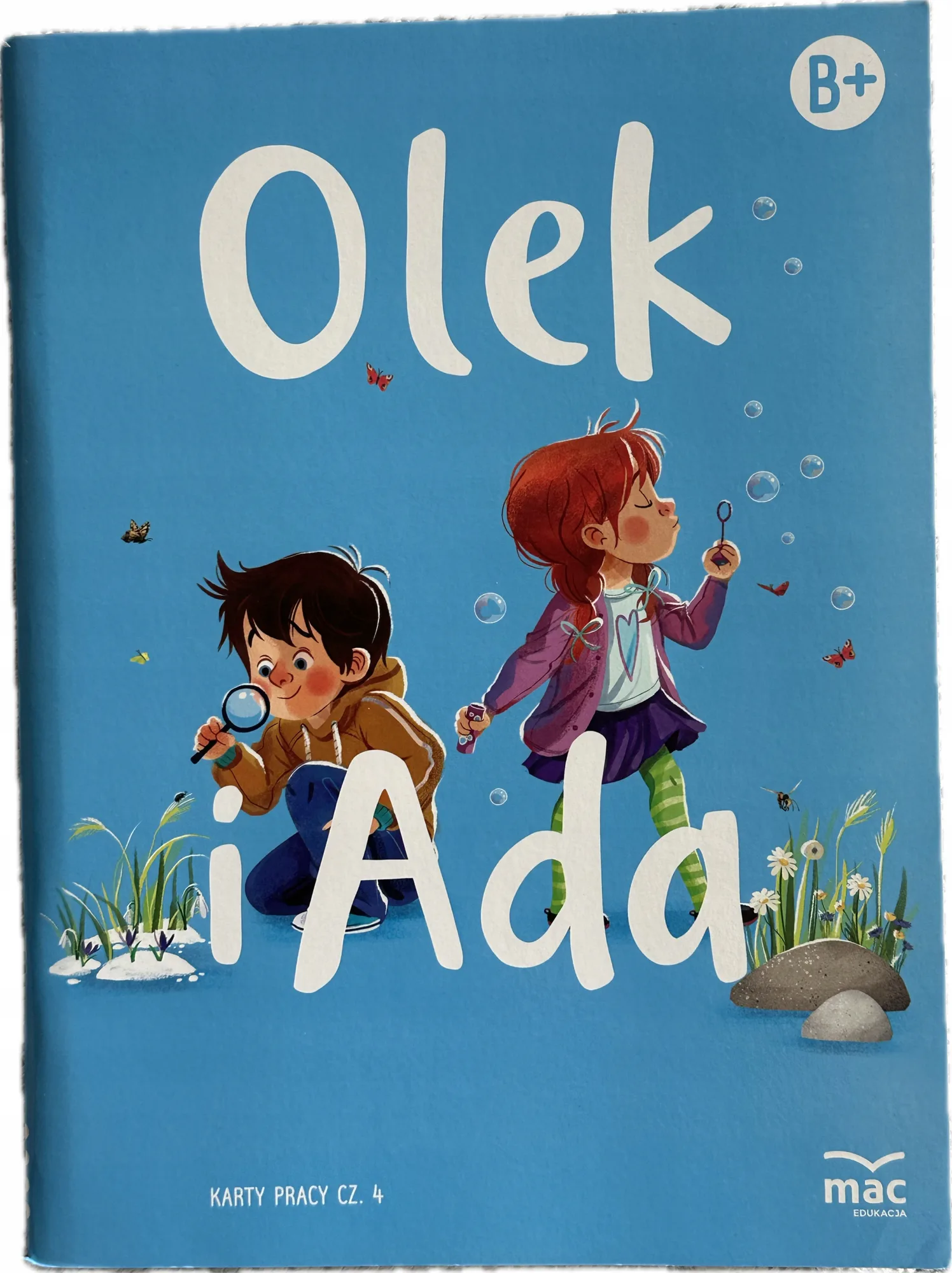 Okładka: Olek i ADA KARTY PRACY część 4 B+ przedszkole MAC