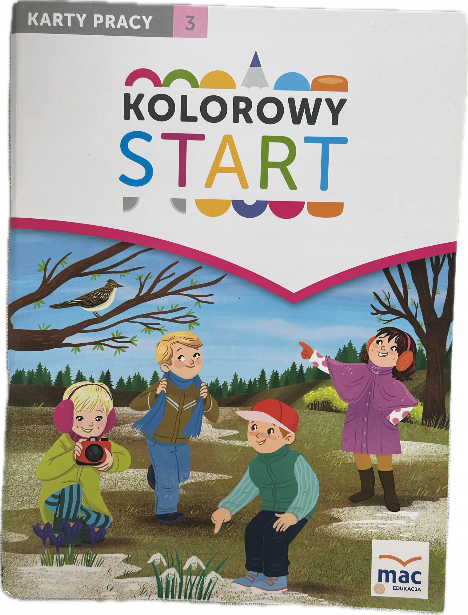Okładka: Kolorowy start 5 6 latek karty pracy część 3 MAC