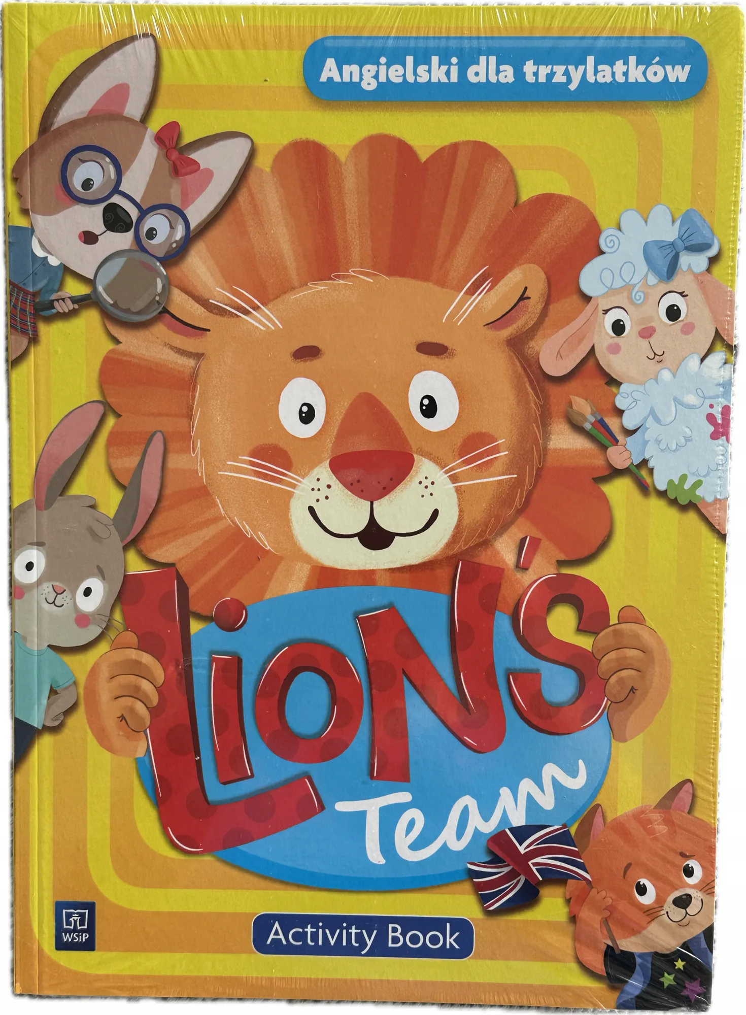 Okładka: Lion's Team Język angielski 3-latek trzylatek Activity book karty pracy