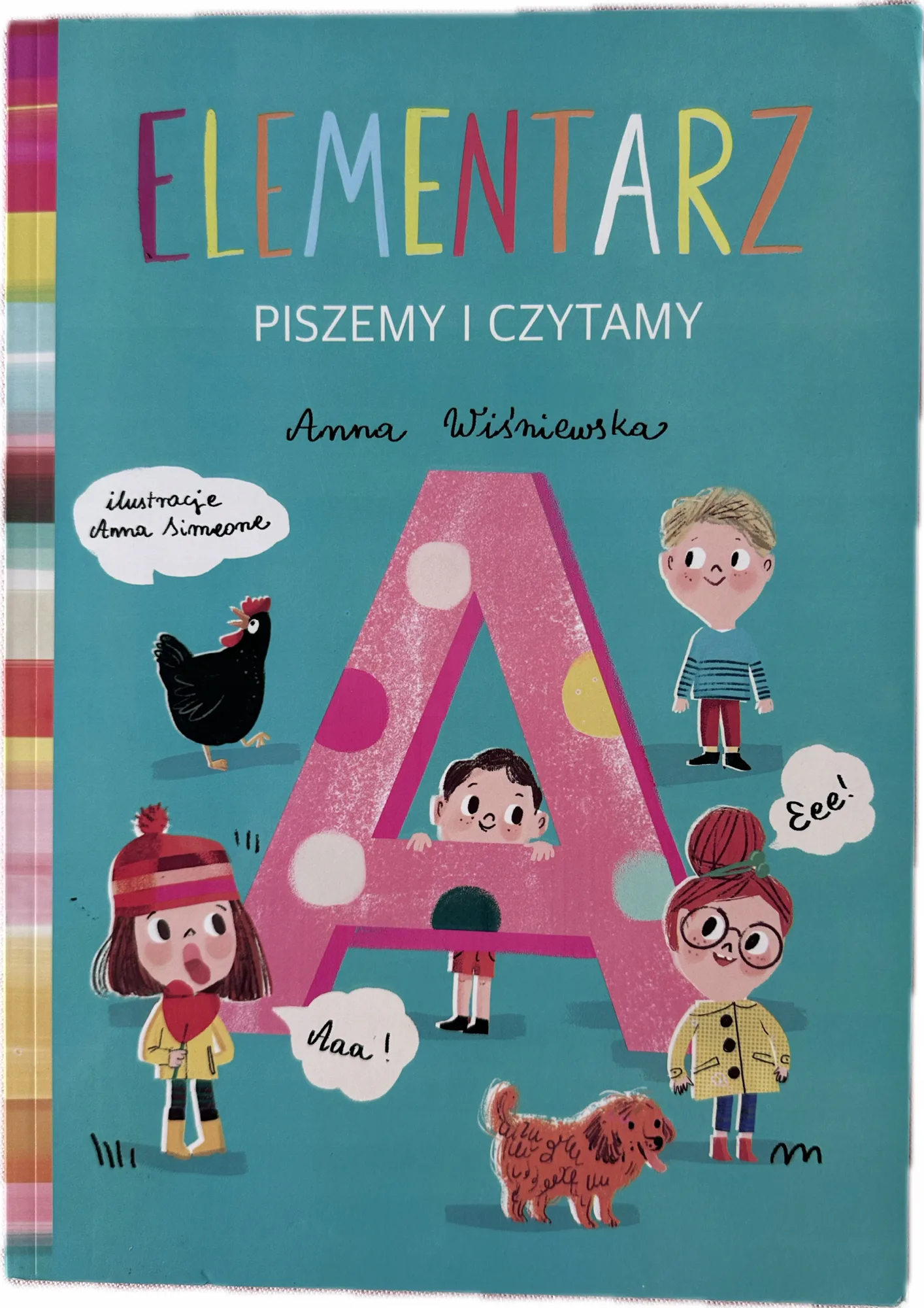 Okładka: Nauka czytania i pisania po śladzie Elementarz piszemy i czytamy A4