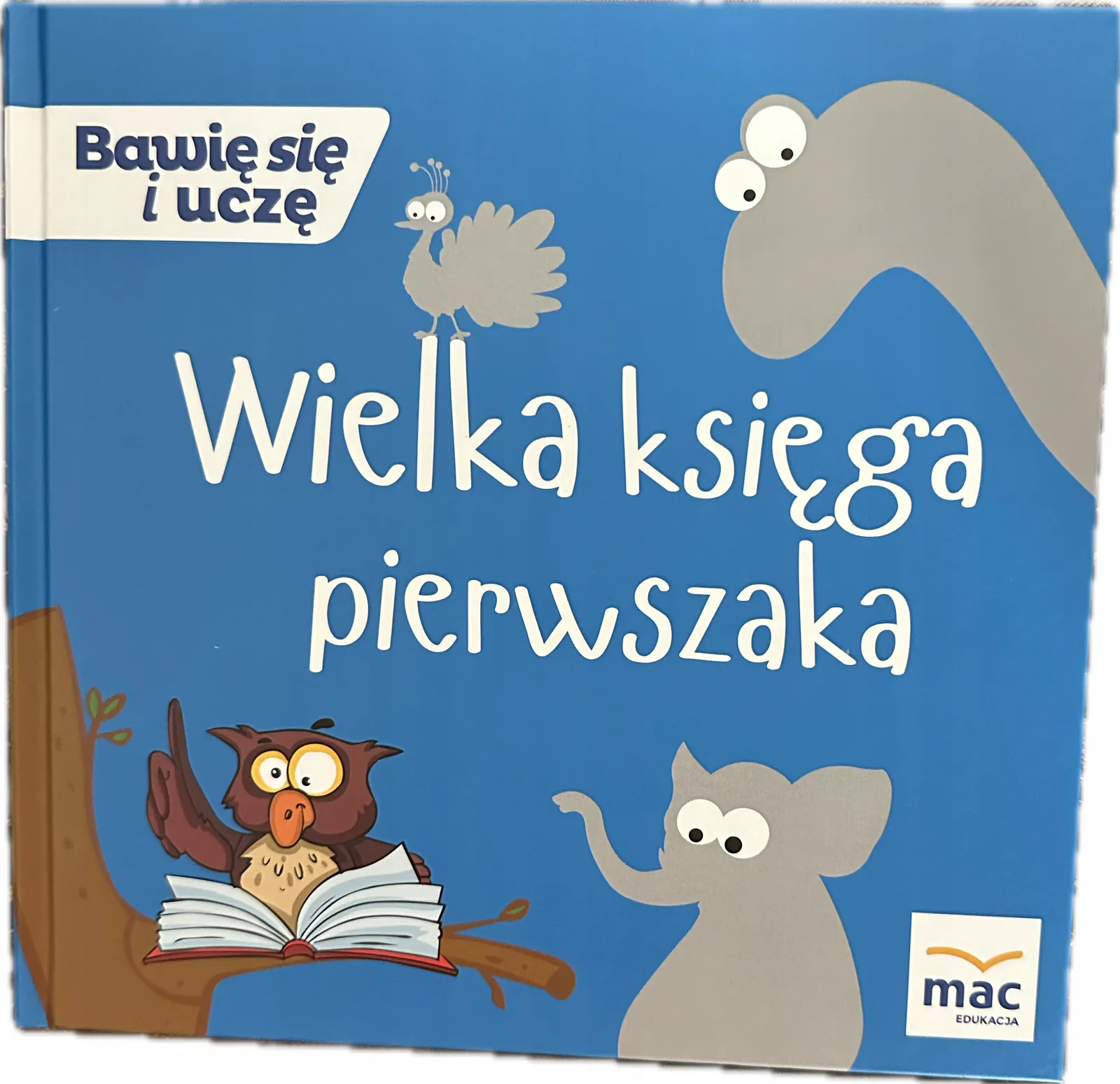 Okładka: WIELKA KSIĘGA pierwszaka 6 7 lat zerówka kl. 1 zadania ćwiczenia grafy MAC