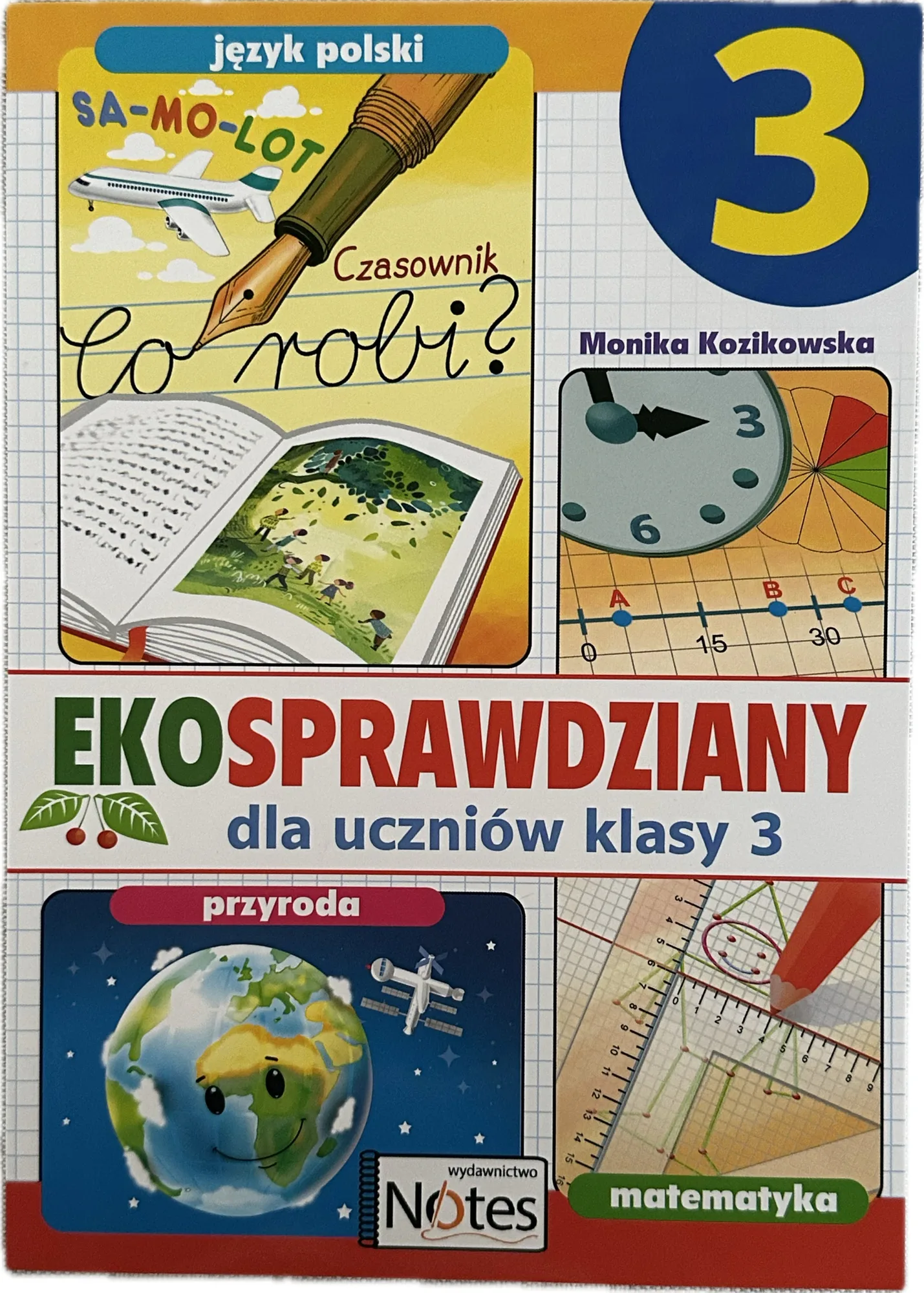 Okładka: EKOSPRAWDZIANY dla uczniów klasy 3 ekologia ochrona przyrody sprawdziany