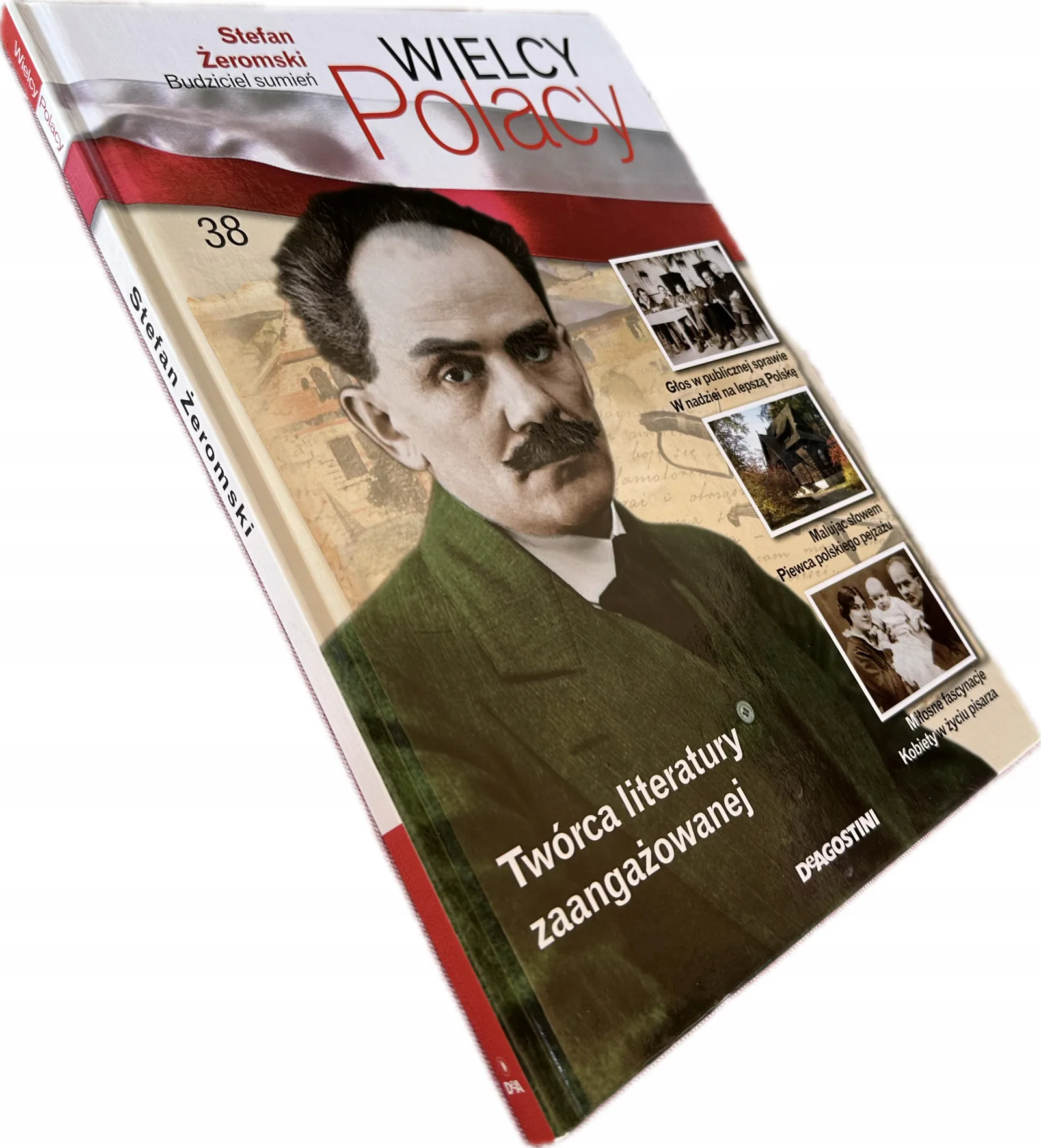 Okładka: WIELCY POLACY Stefan Żeromski budziciel sumień album
