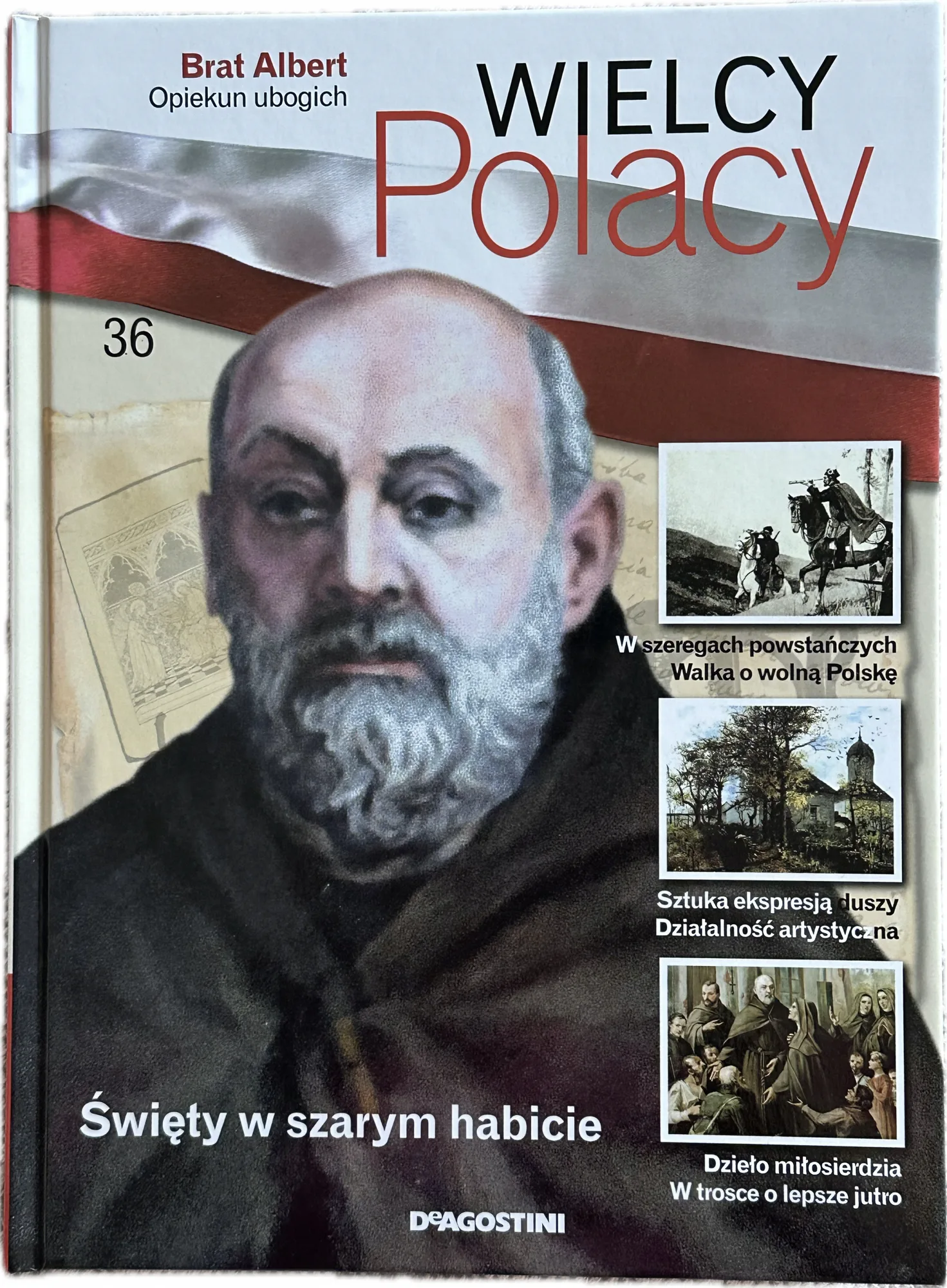 Okładka: WIELCY POLACY Brat Albert opiekun ubogich album