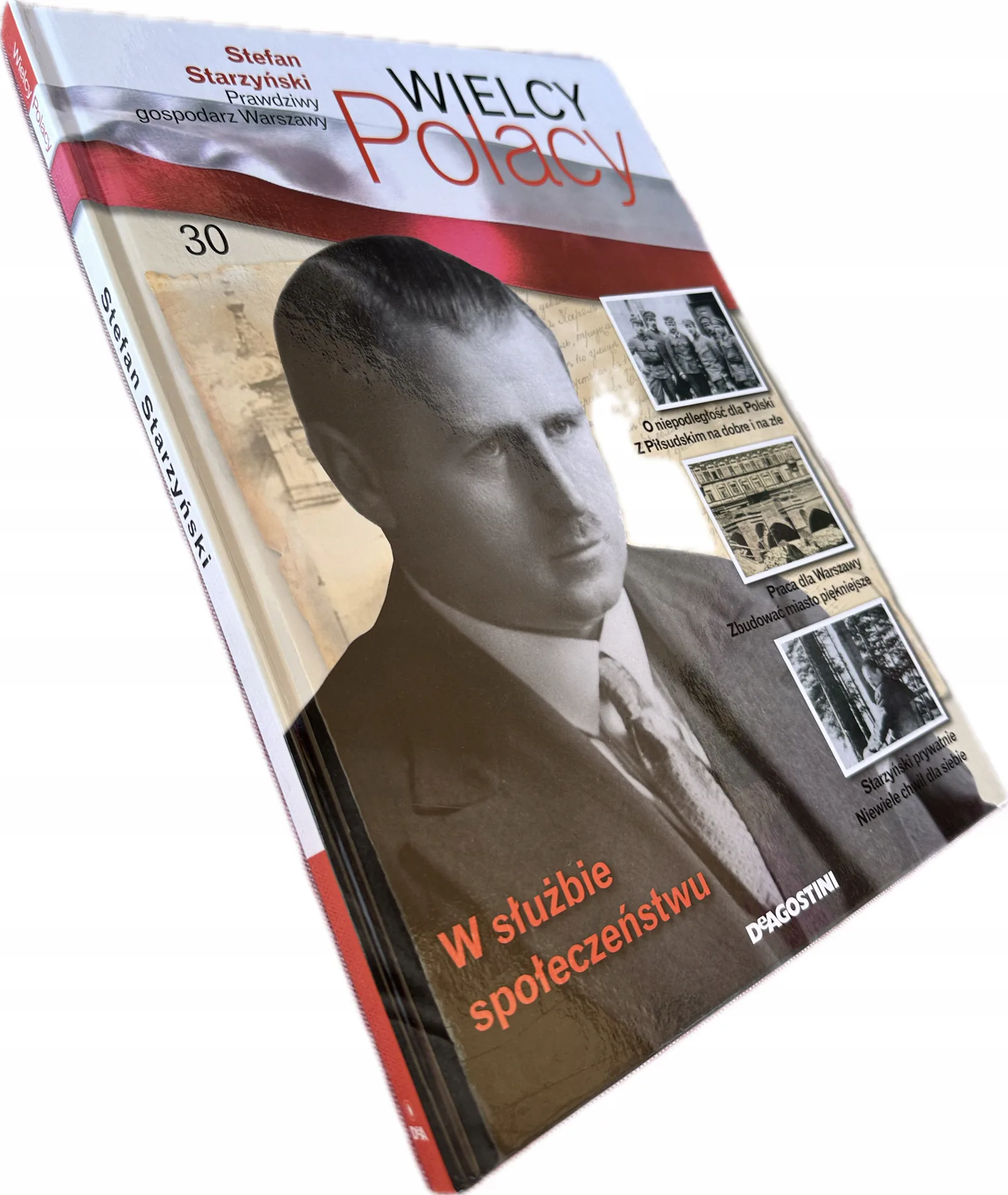 Okładka: WIELCY POLACY Stefan Starzyński prawdziwy gospodarz Warszawy album