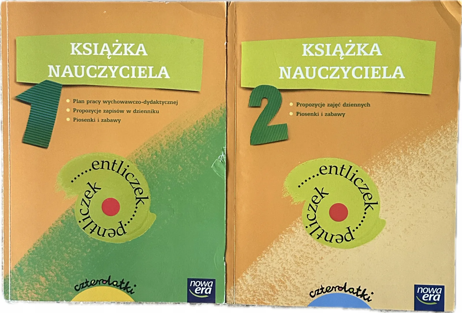 Okładka: Entliczek Pentliczek 4-latki CZTEROLATKI NOWA ERA książka nauczyciela KOMP.