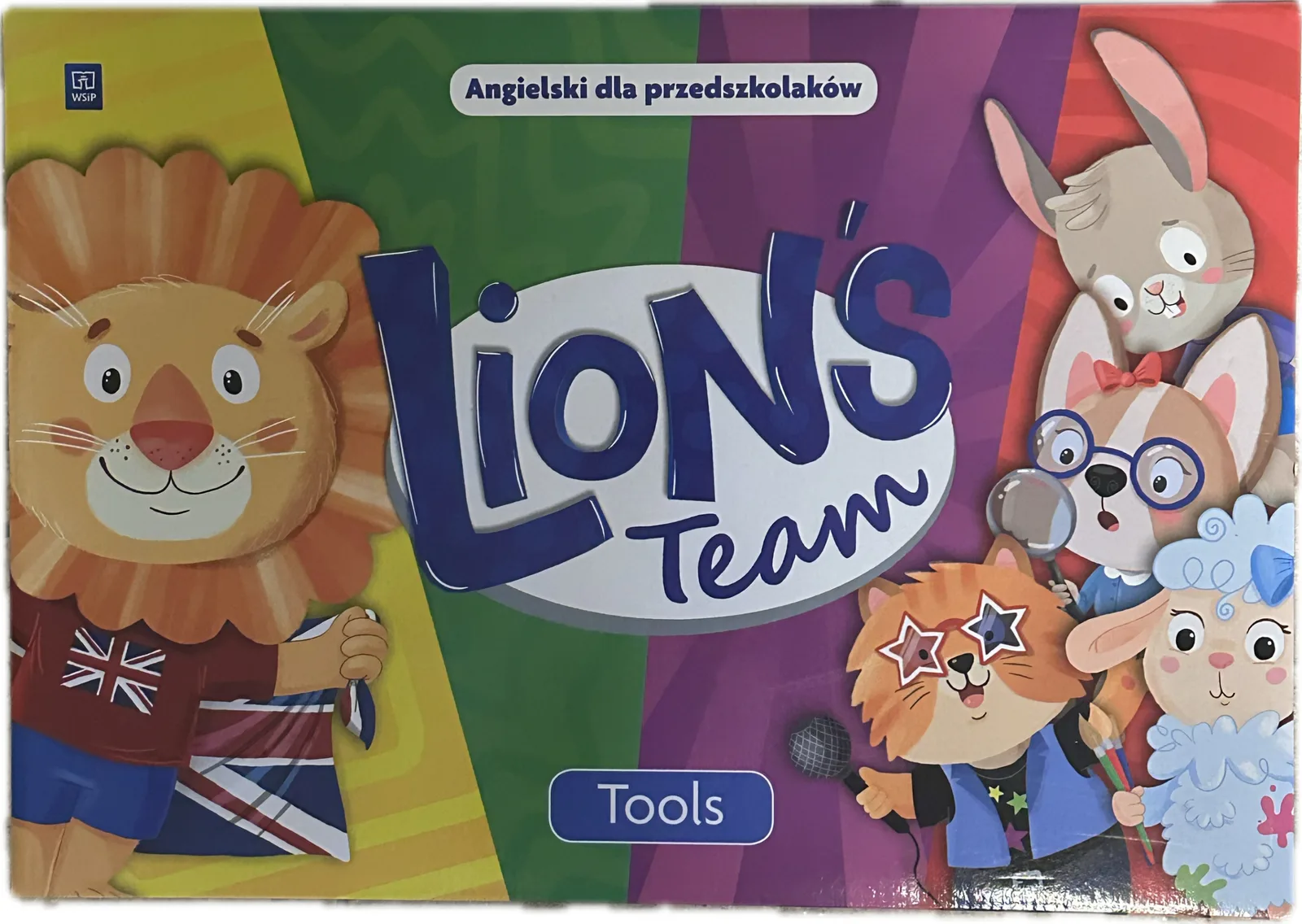 Okładka: Lions Lion's team Tools angielski dla dzieci pakiet plansze edukacyjne