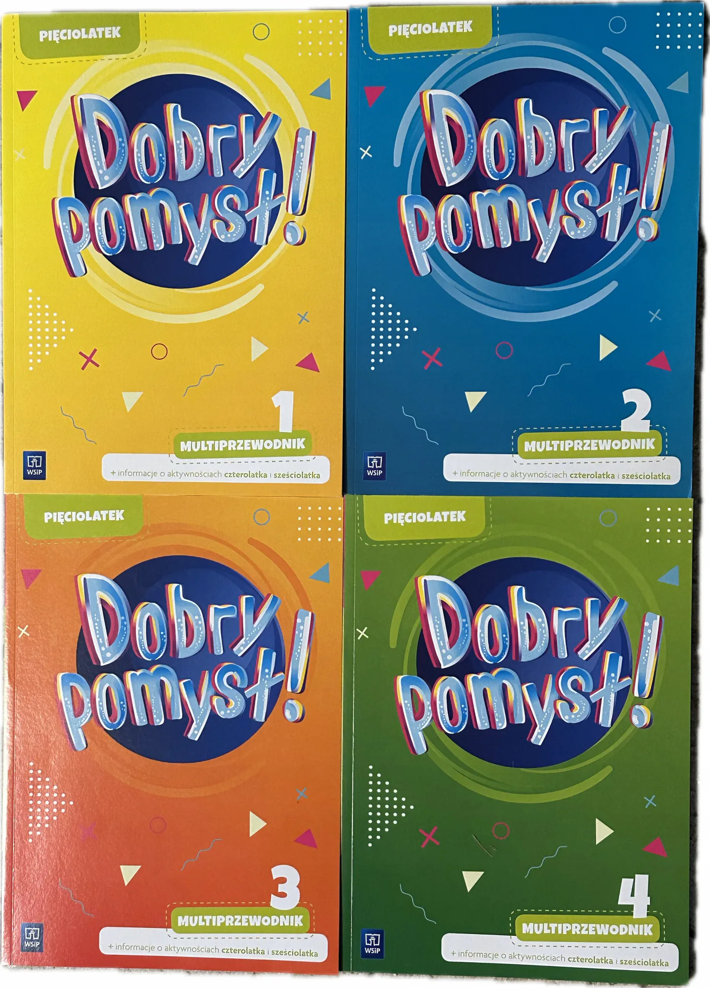 Okładka: Dobry pomysł pięciolatek 5-latek ksiązka nauczyciela przewodnik komplet 4