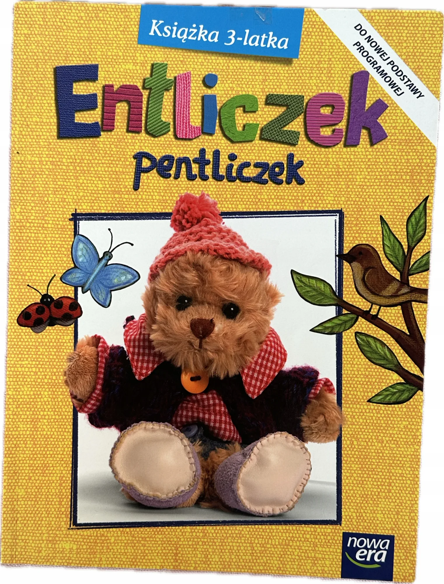 Okładka: Entliczek pentliczek ksiązka 3-latka trzylatka a4 NOWA ERA
