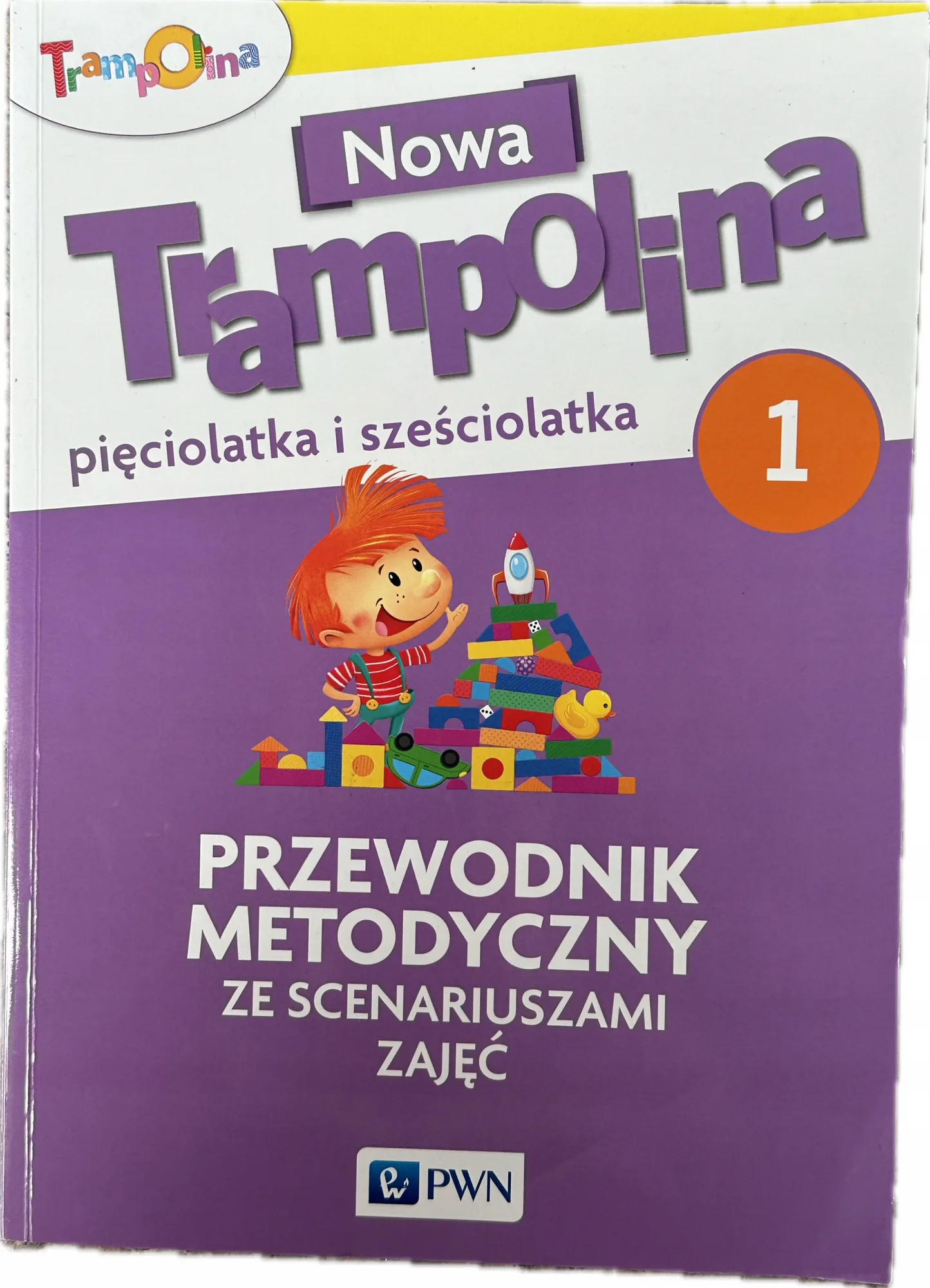 Okładka: 5 i 6 LATKI książka nauczyciela Nowa Trampolina pięciolatki sześciolatki