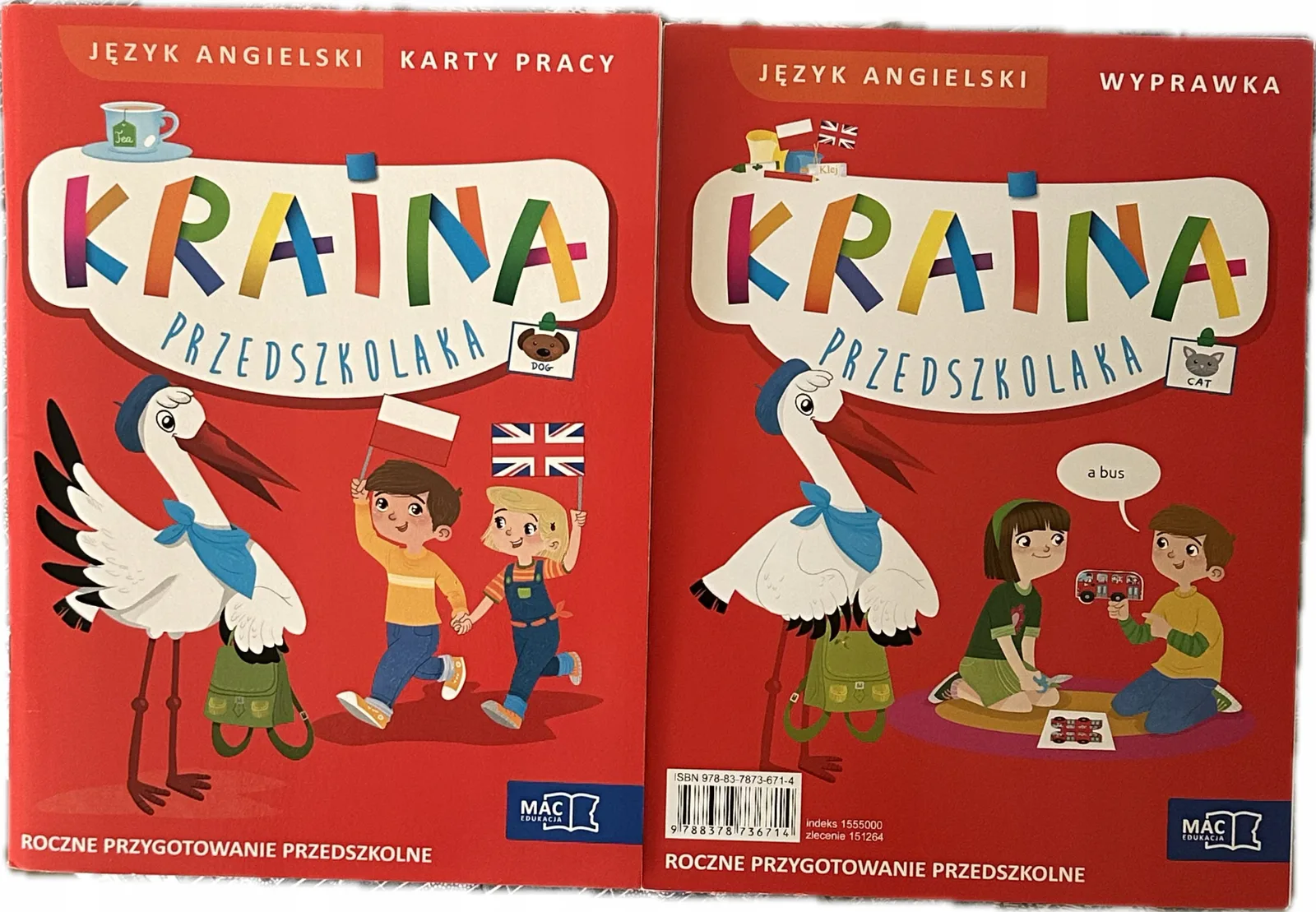 Okładka: Język angielski KRAINA przedszkolaka karty pracy + wyprawka