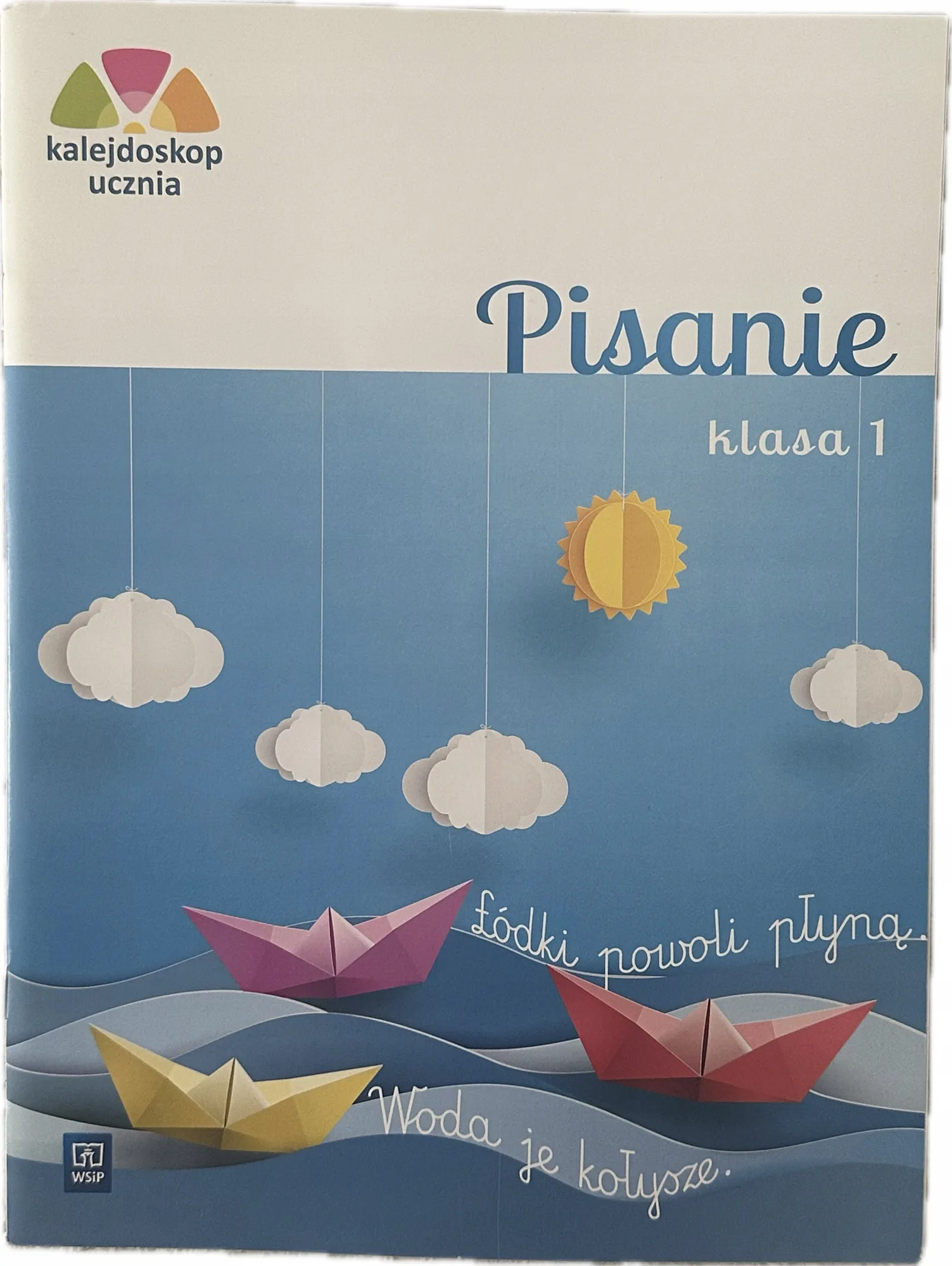 Okładka: Pisanie po śladzie klasa 1 Kalejdoskop ucznia ćwiczenia karty pracy WSIP
