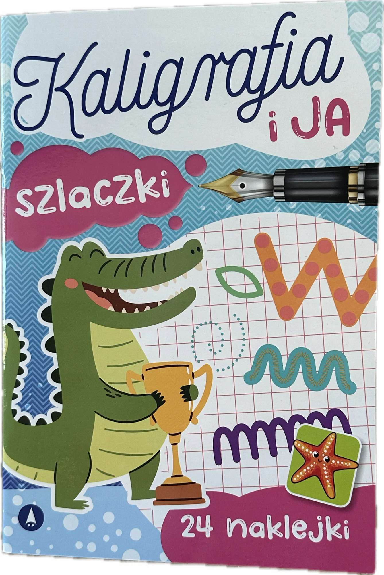 Okładka: 4 5 lat ćwiczenia rysowanie po śladzie szlaczki kaligrafia nauka pisania