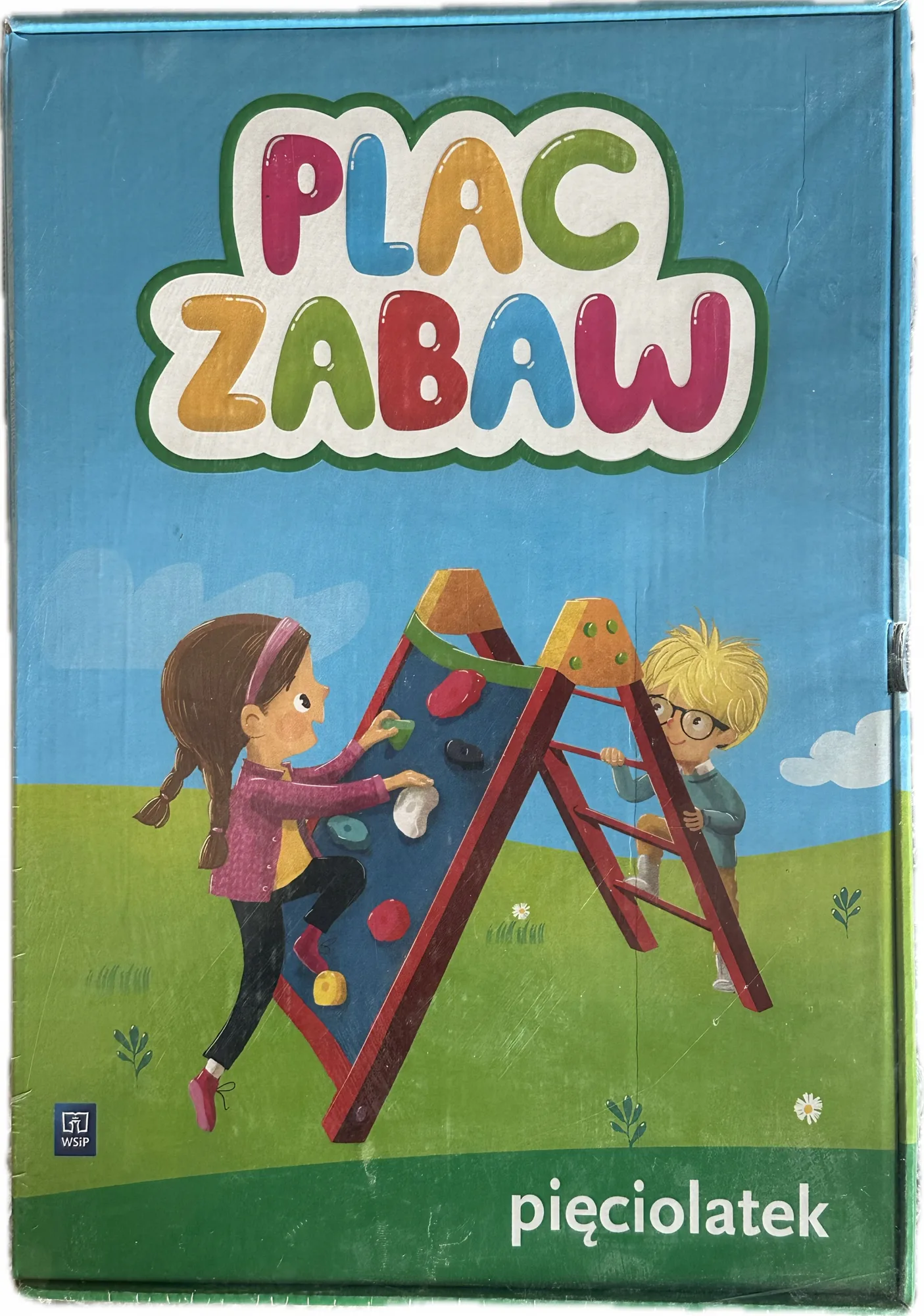 Okładka: Plac zabaw PIĘCIOLATEK 5 LAT pakiet box karty pracy komplet WSIP folia