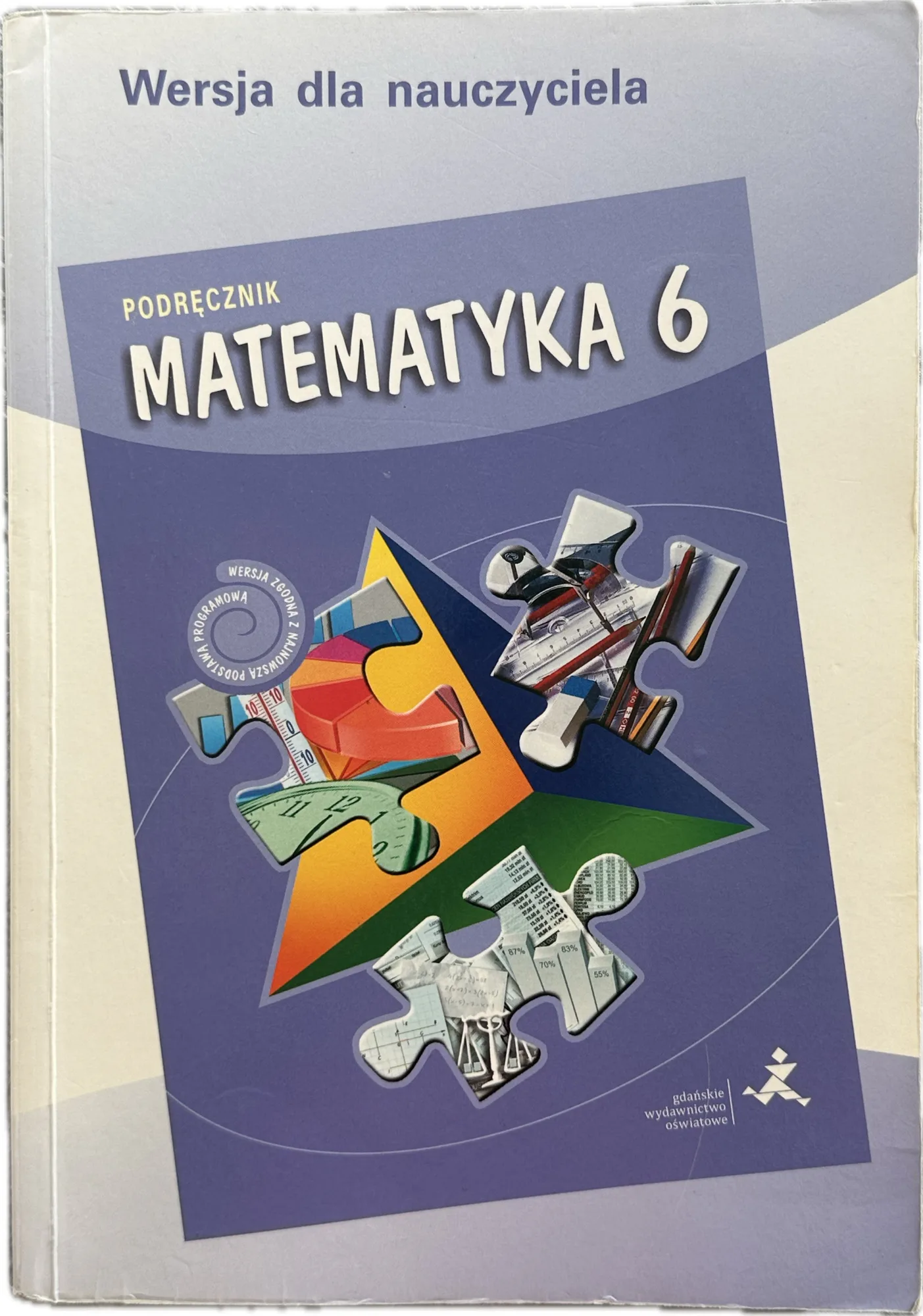 Okładka: Matematyka z plusem GWO KLasa 6 książka nauczyciela
