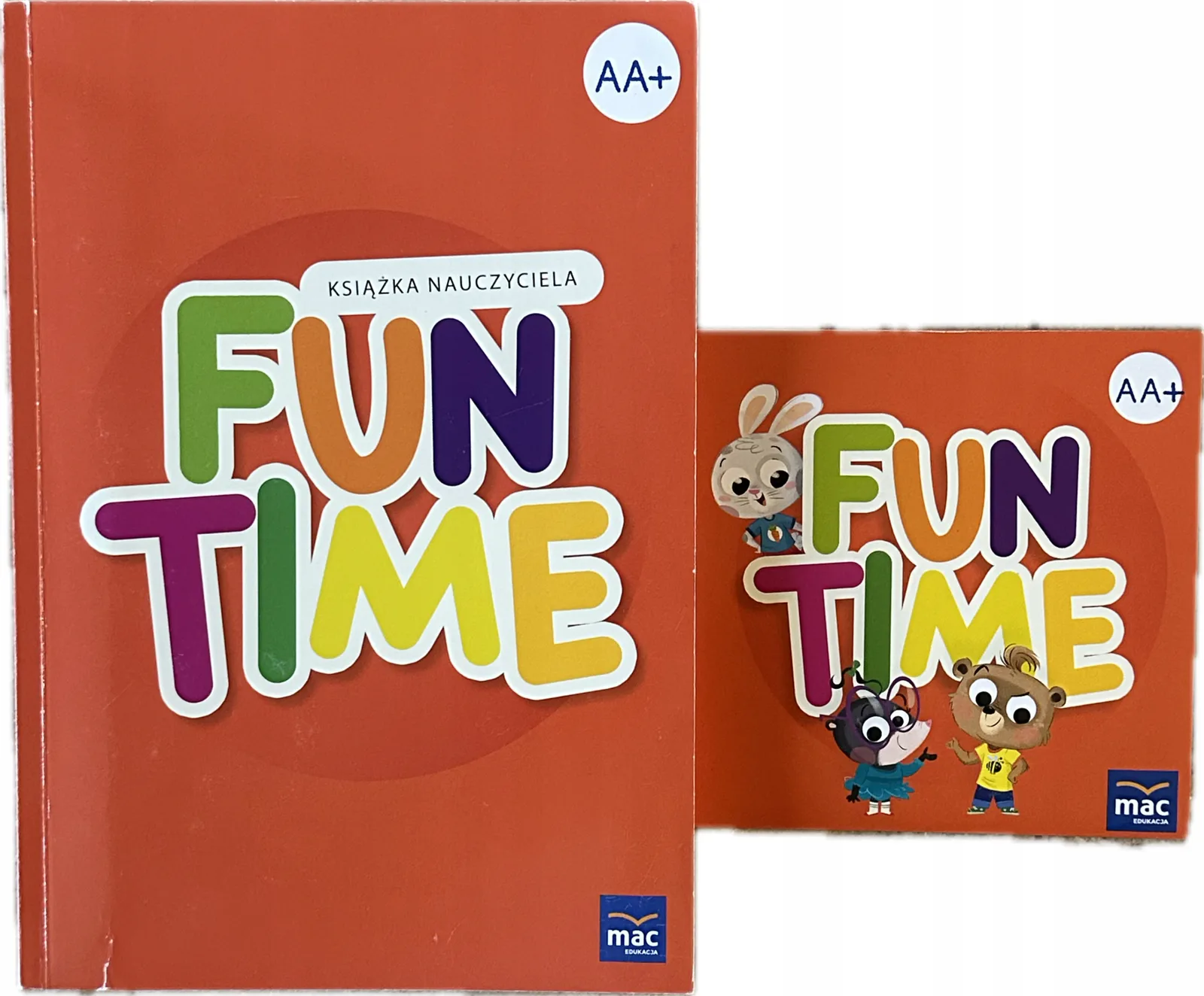 Okładka: FUN TIME AA+ Teachers book książka nauczyciela MAC płyta cd