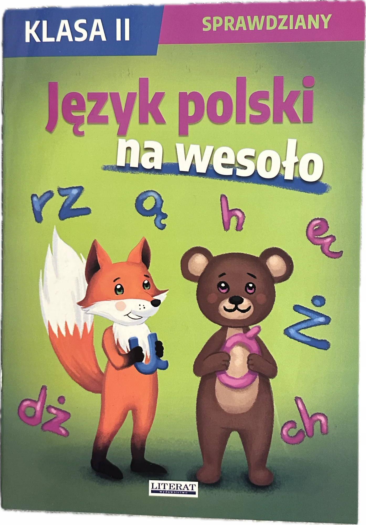 Okładka: Język POLSKI klasa 2 SPRAWDZIANY testy A4