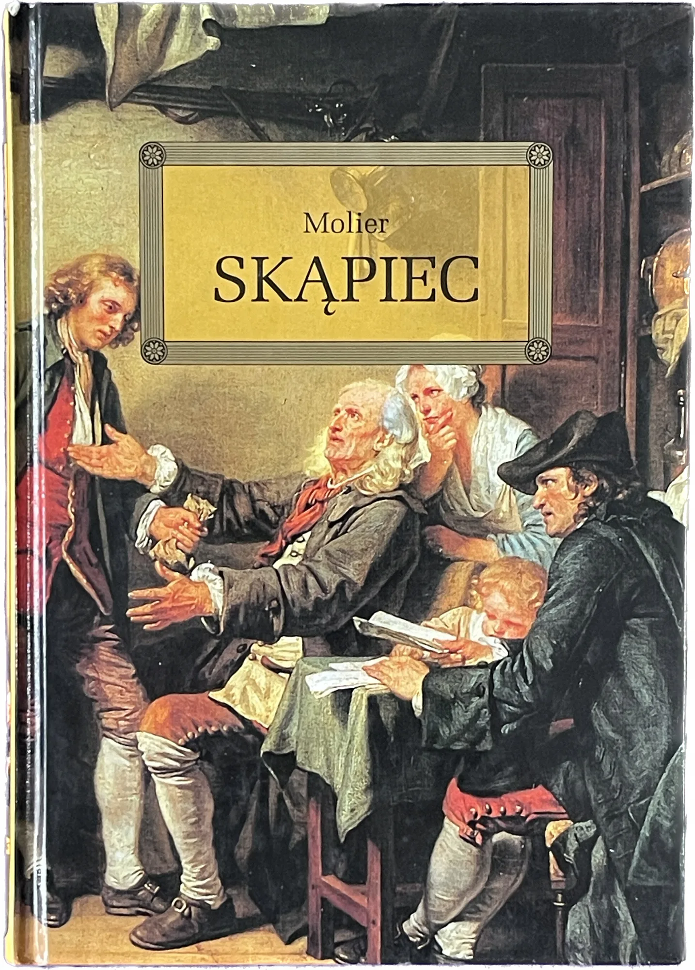 Okładka: Skąpiec lektura z opracowaniem Molier TWARDA