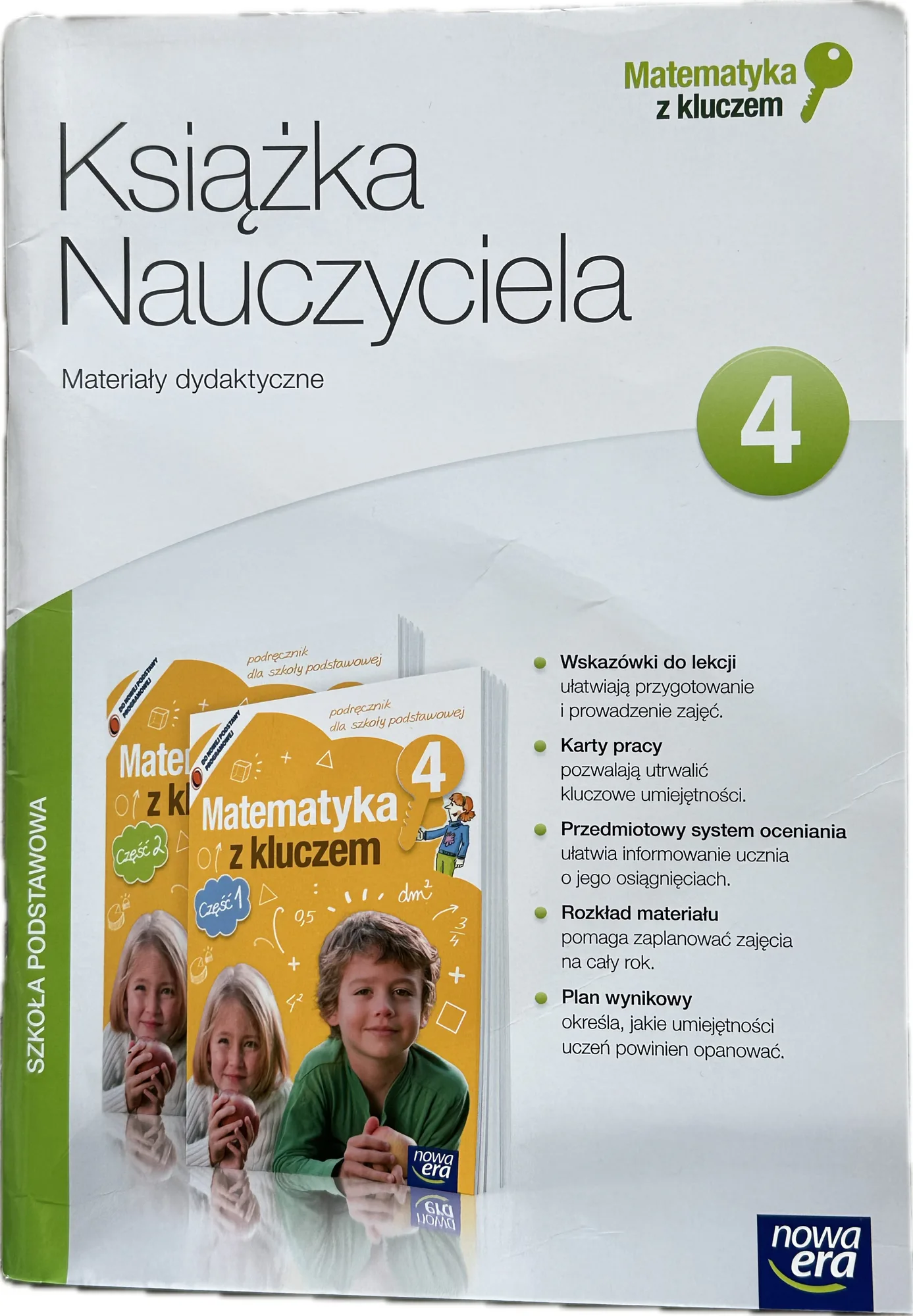 Okładka: Matematyka z kluczem klasa 4 KSIĄZKA NAUCZYCIELA karty pracy odpowiedzi