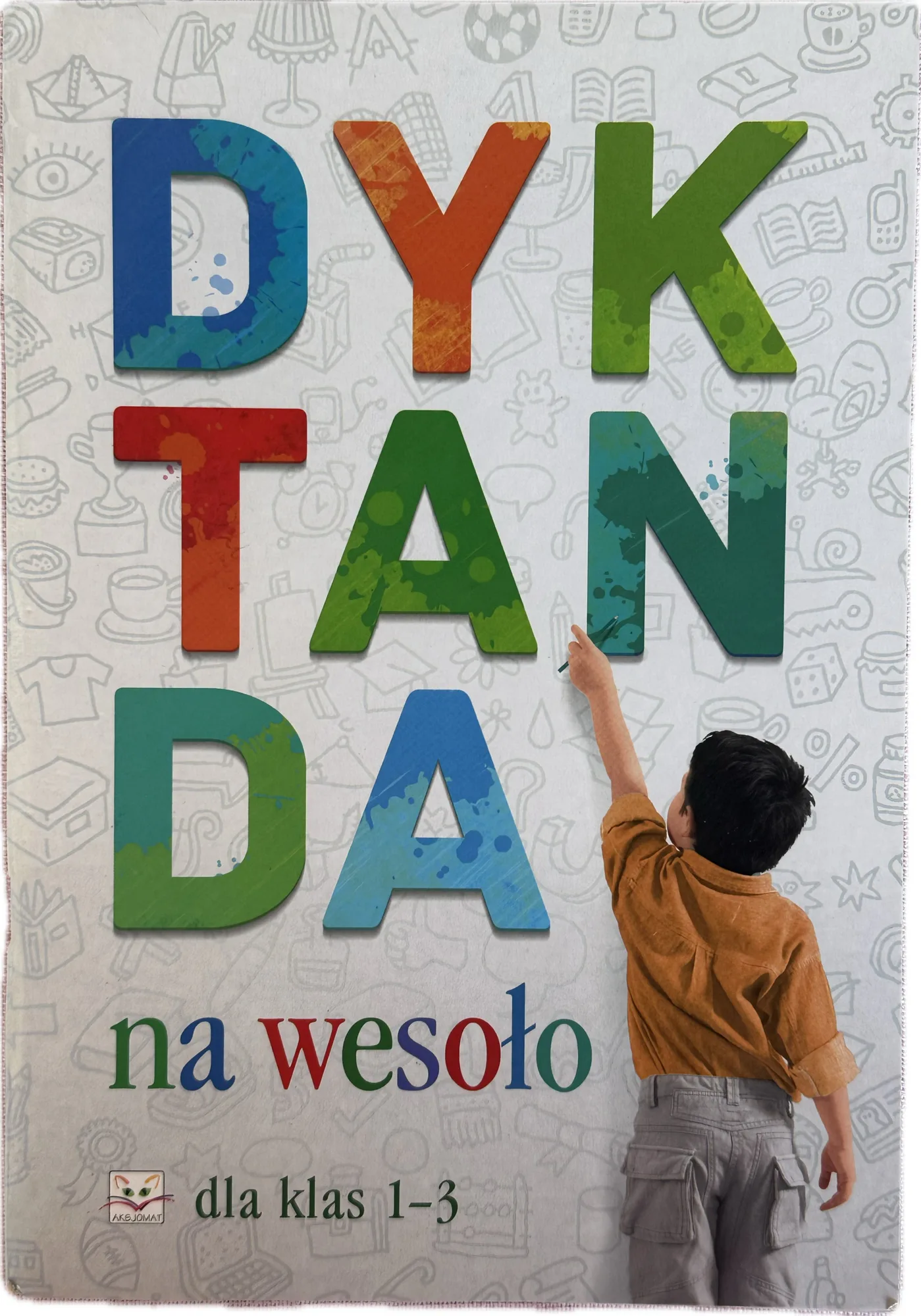 Okładka: dyktanda na wesoło ortografia szkoła podstawowa klasa 1 2 3 czyste stan bdb