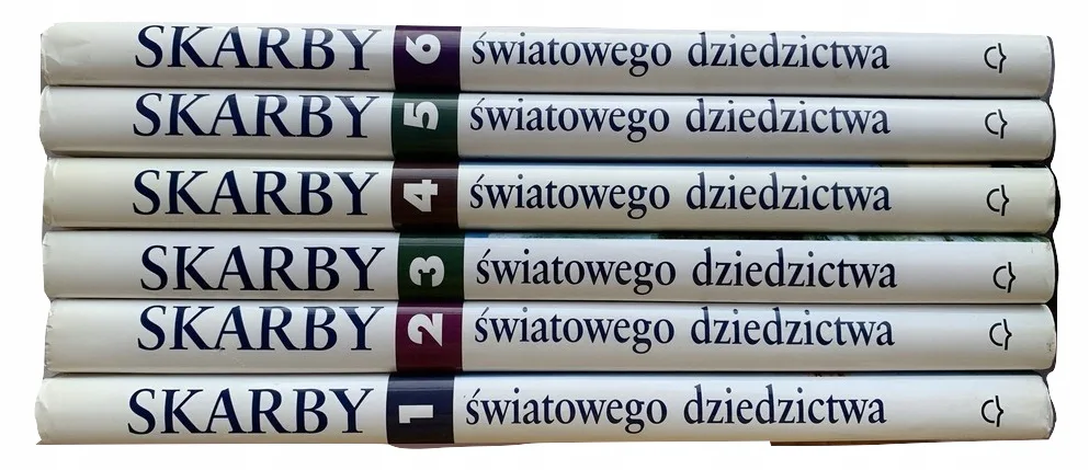 Okładka: SKARBY ŚWIATOWEGO DZIEDZICTWA - KOMPLET 6 TOMÓW