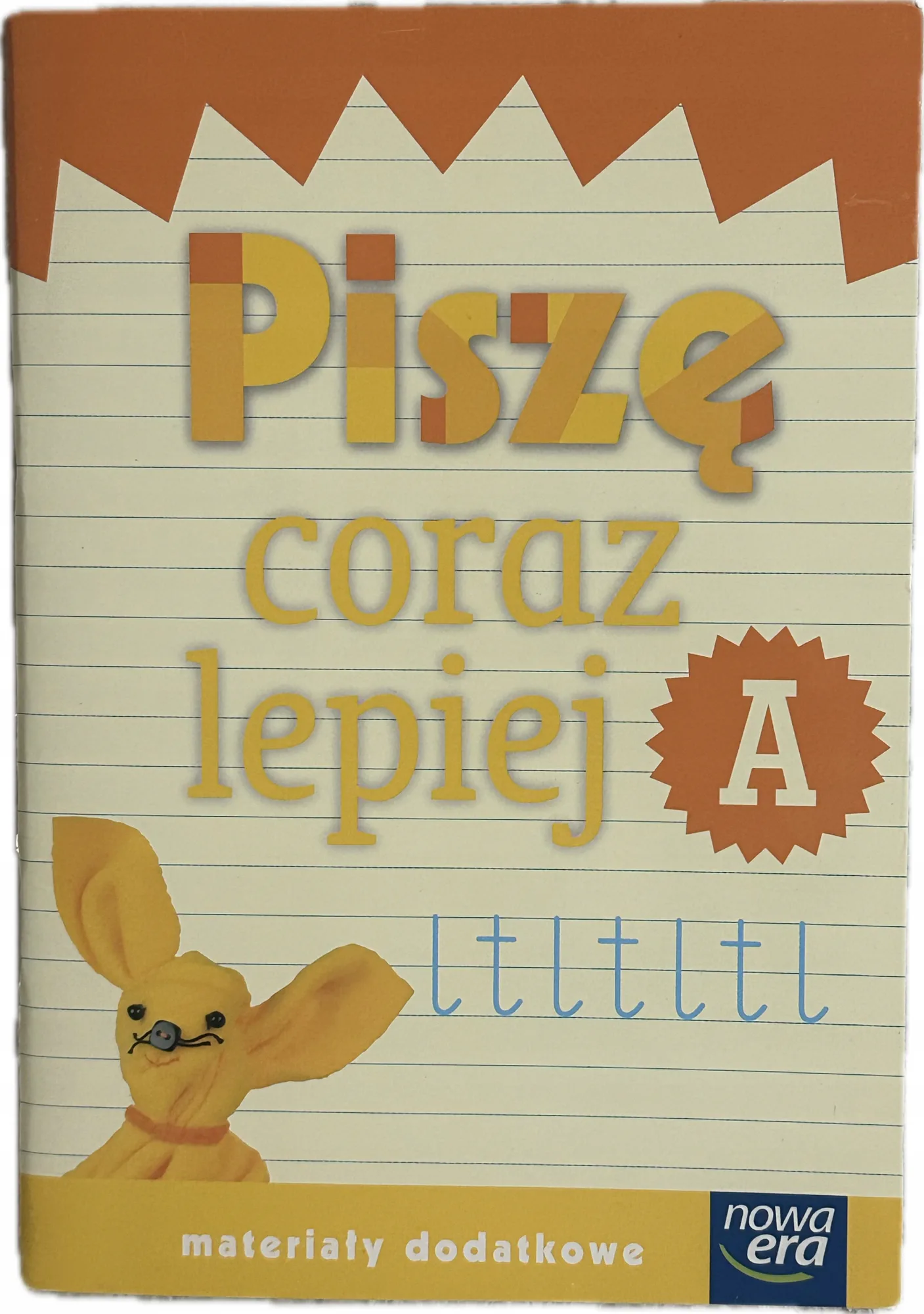 Okładka: zeszyt do kaligrafii NAUKA PISANIA klasa 1 ORTOGRAFIA Piszę coraz lepiej A