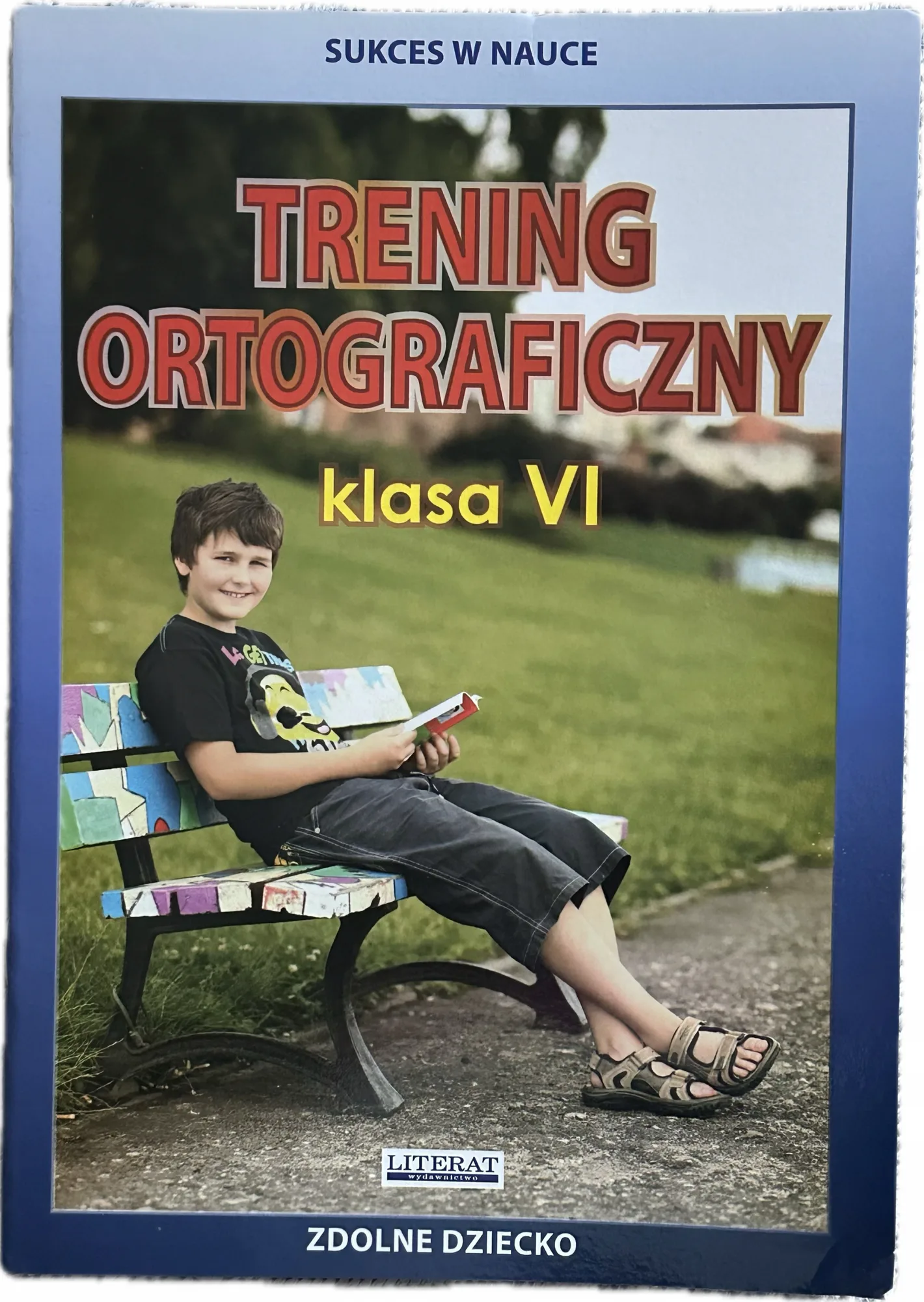 Okładka: Ortografia klasa 6 ćwiczenia DYKTANDA trening ortograficzny A4
