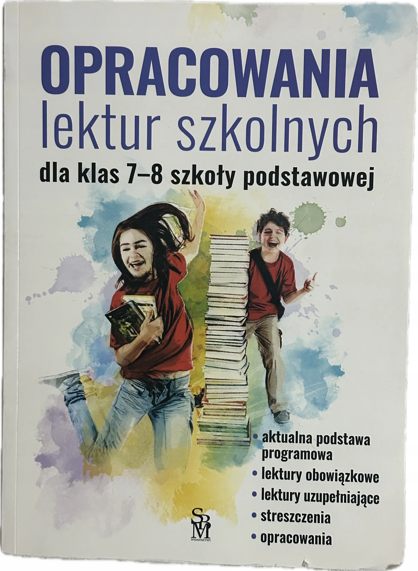 Okładka: OPRACOWANIA lektur streszczenia omówienia ściąga LEKTURY KLASA 7 8