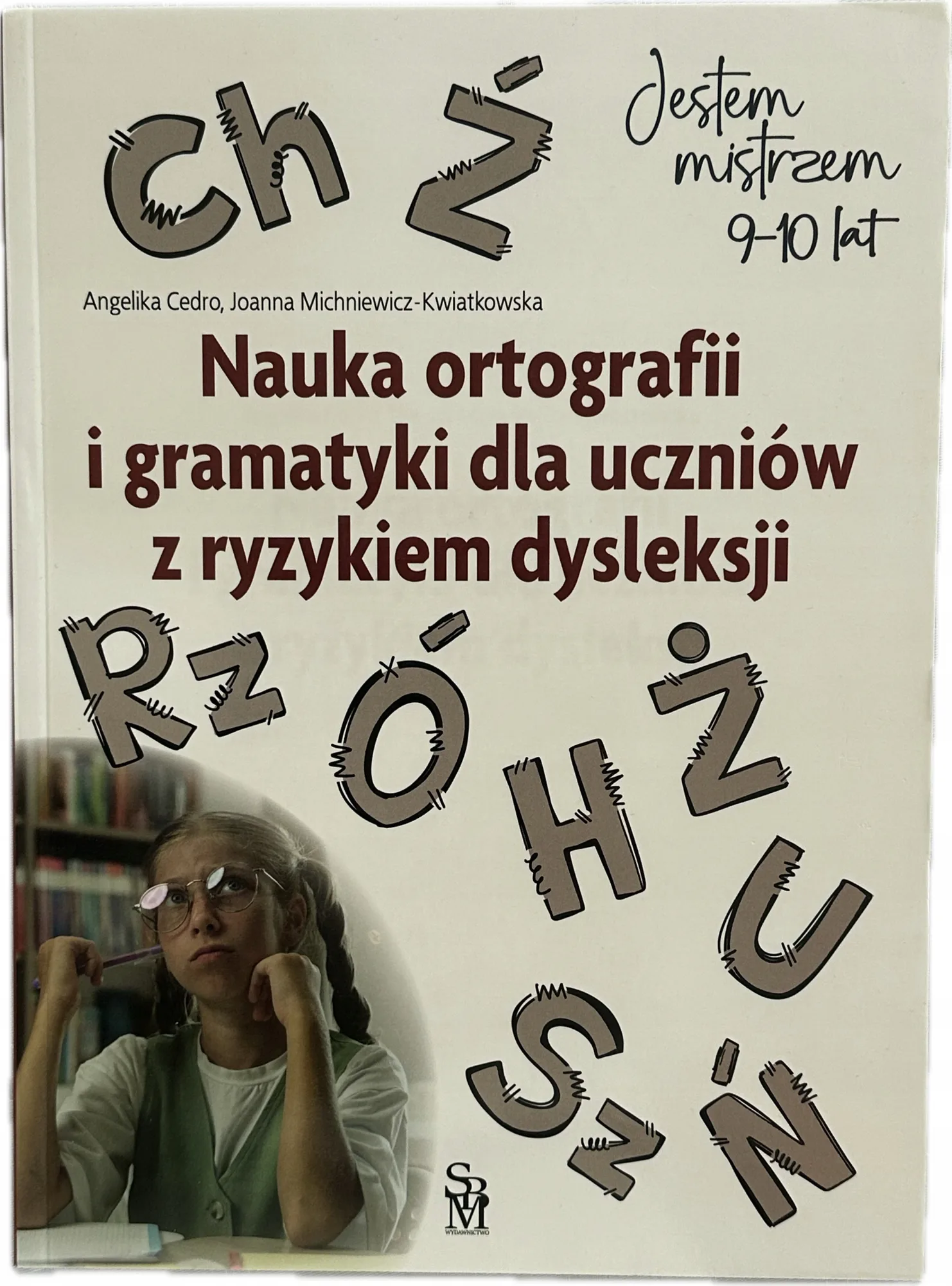 Okładka: Karty pracy ortografia gramatyka ćwiczenia dysleksja dysortografia 9 10 lat