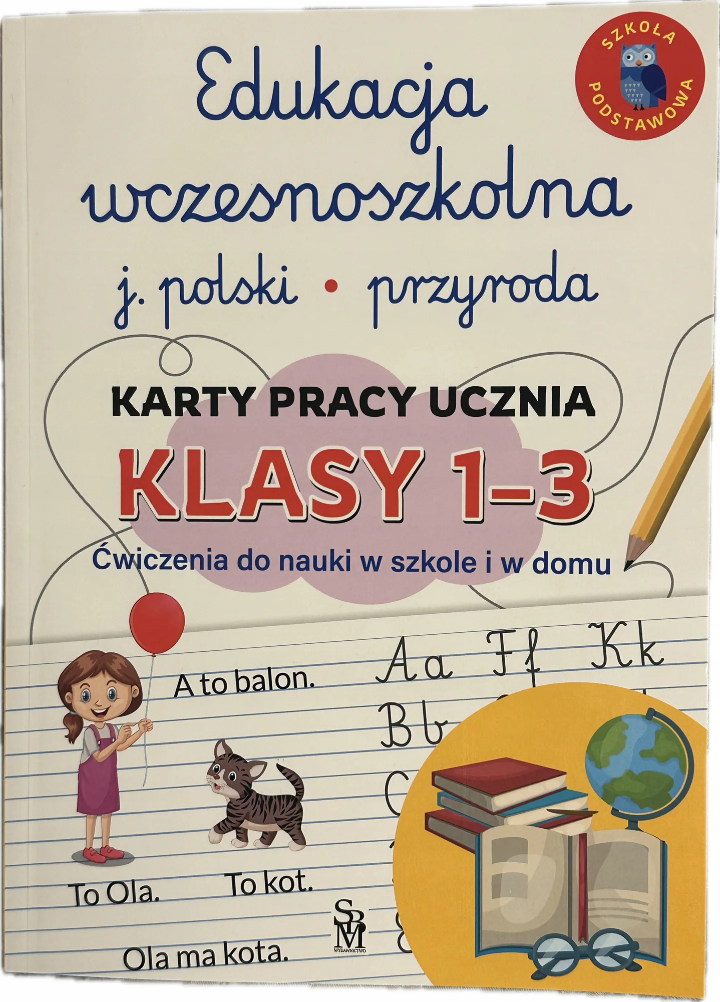 Okładka: Edukacja wczesnoszkolna język polski przyroda karty pracy ćwiczenia 1 2 3