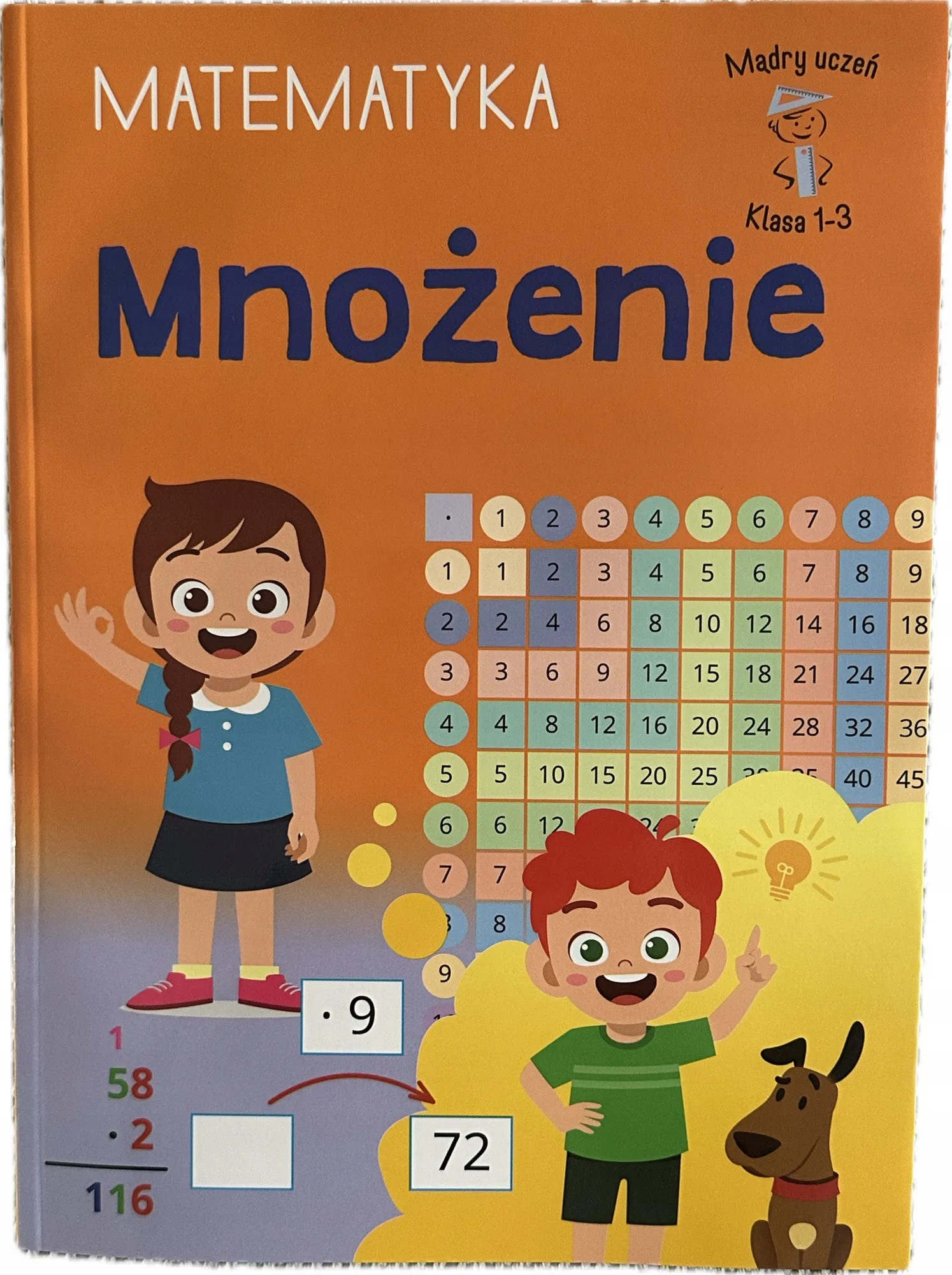 Okładka: MATEMATYKA klasa 2 3 mnożenie zadania tekstowe matematyczne