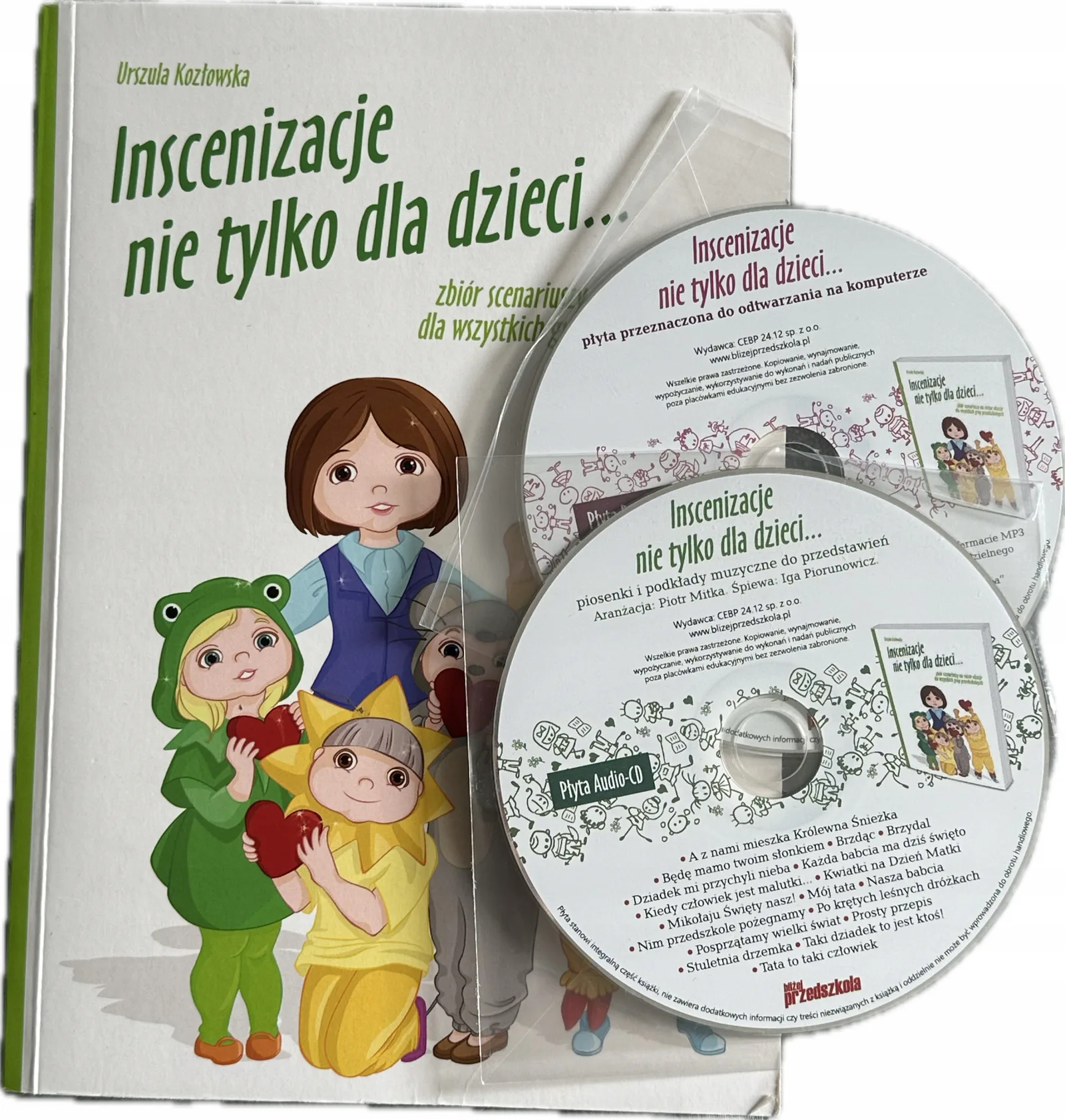 Okładka: Inscenizacje nie tylko dla dzieci scenariusze różne okazje przedszkole 2cd