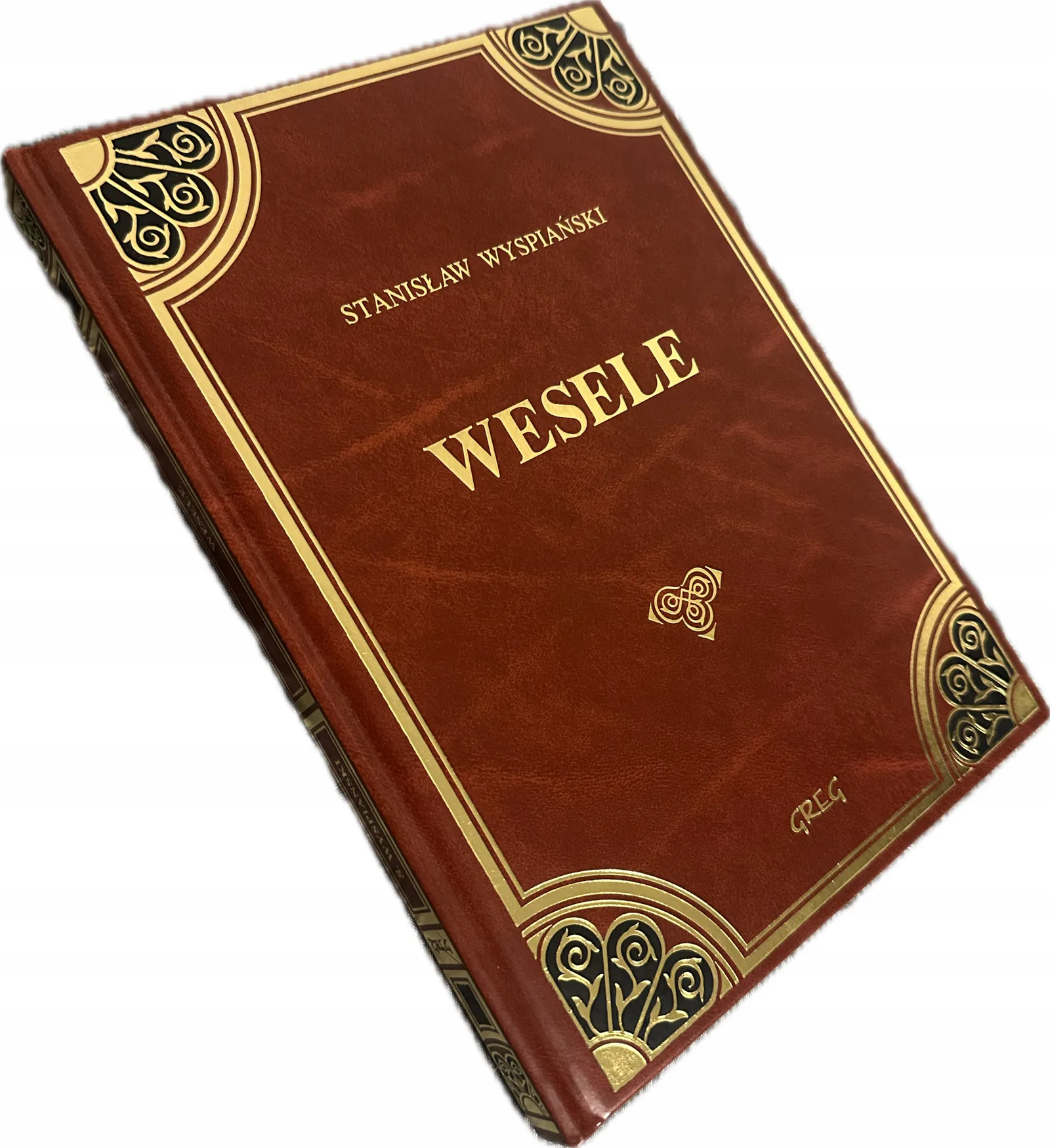 Okładka: Wesele Stanisław Wyspiański lektura + opracowanie streszczenie skóra
